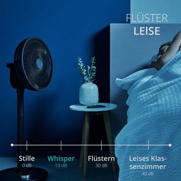 DUUX Standventilator Whisper Flex, Smart, 13dB, Fernbedienung, Oszillation, Timer