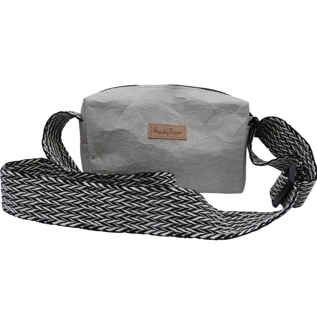 Beauty Thinxx Schultertasche Schulter Tasche Polly Nature (Ein Packet, Eine Tasche), Aus 100 % WASCHBAREM PAPYR®. PFLANZLICH. NATÜRLICH