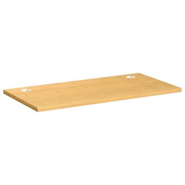 vidaXL Schreibtisch Schreibtischplatte 110x55x2,5 cm Bambus