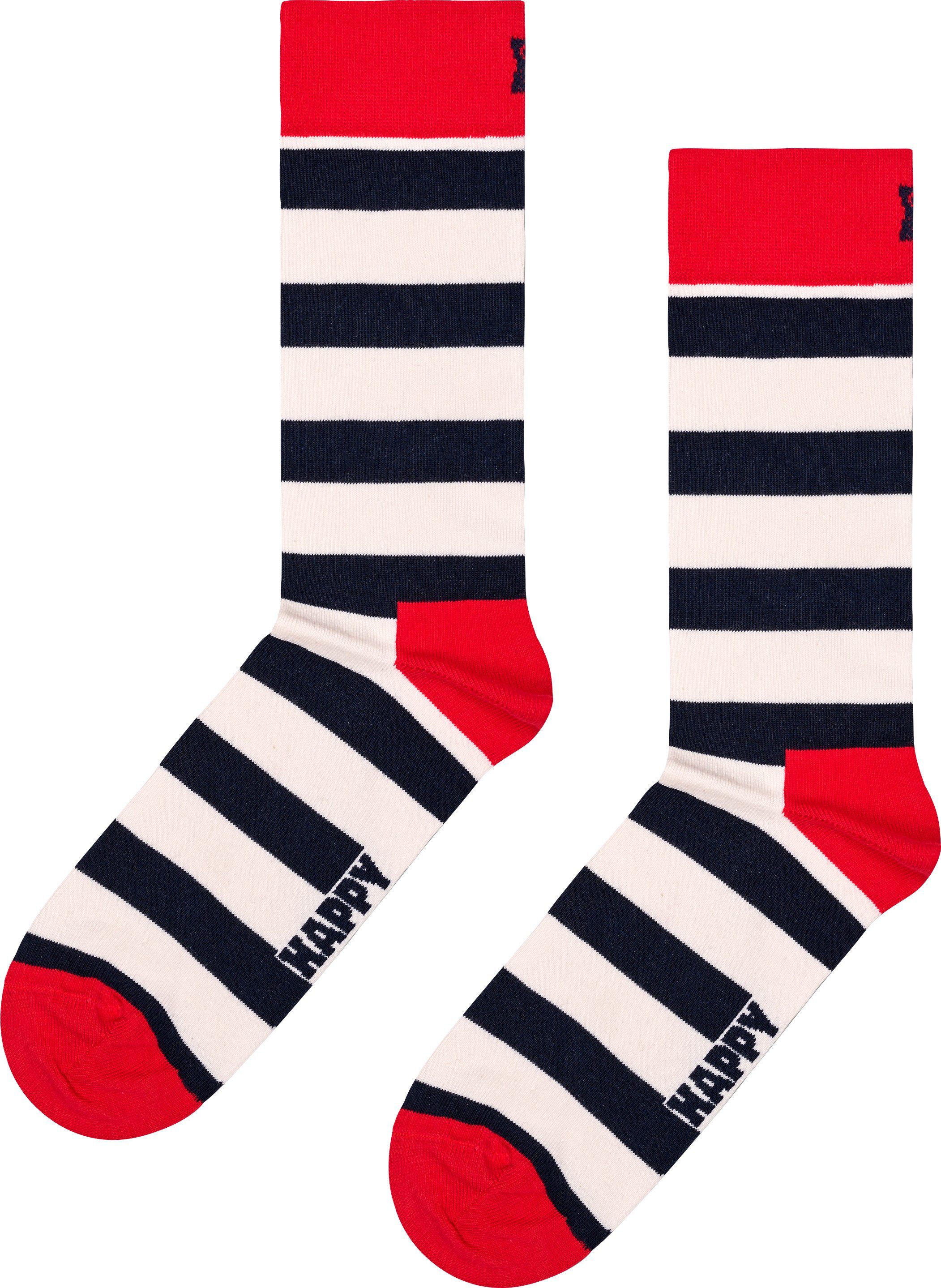 Stripe Socks Socks Socken Cherry Happy & (2-Paar)