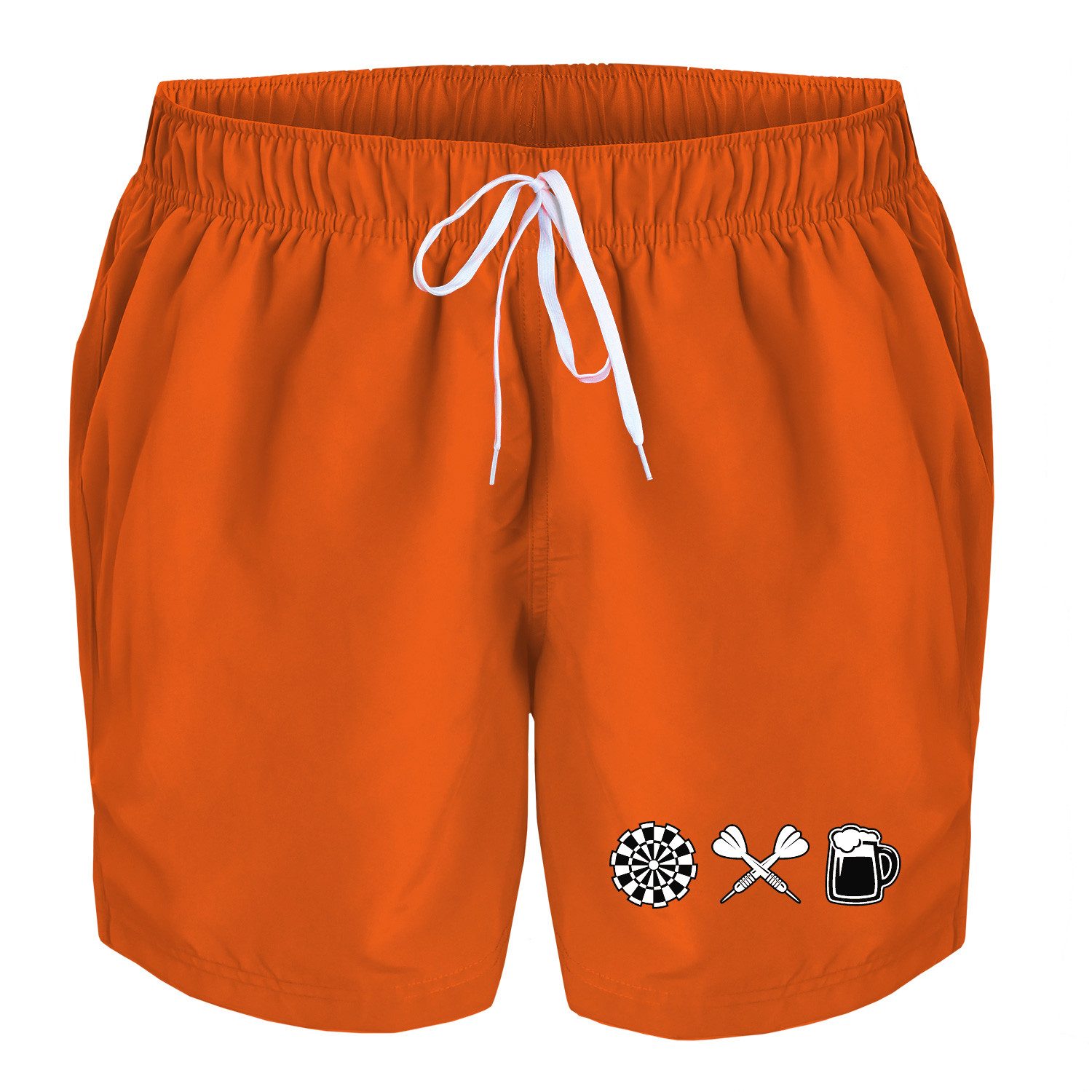 deinshirt Badehose Schwimmshorts Darts und Bier günstig online kaufen