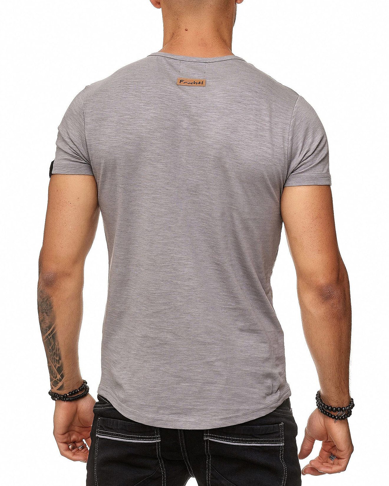 Früchtl T-Shirt mit modischer Knopfleiste – Bild 3 von 3