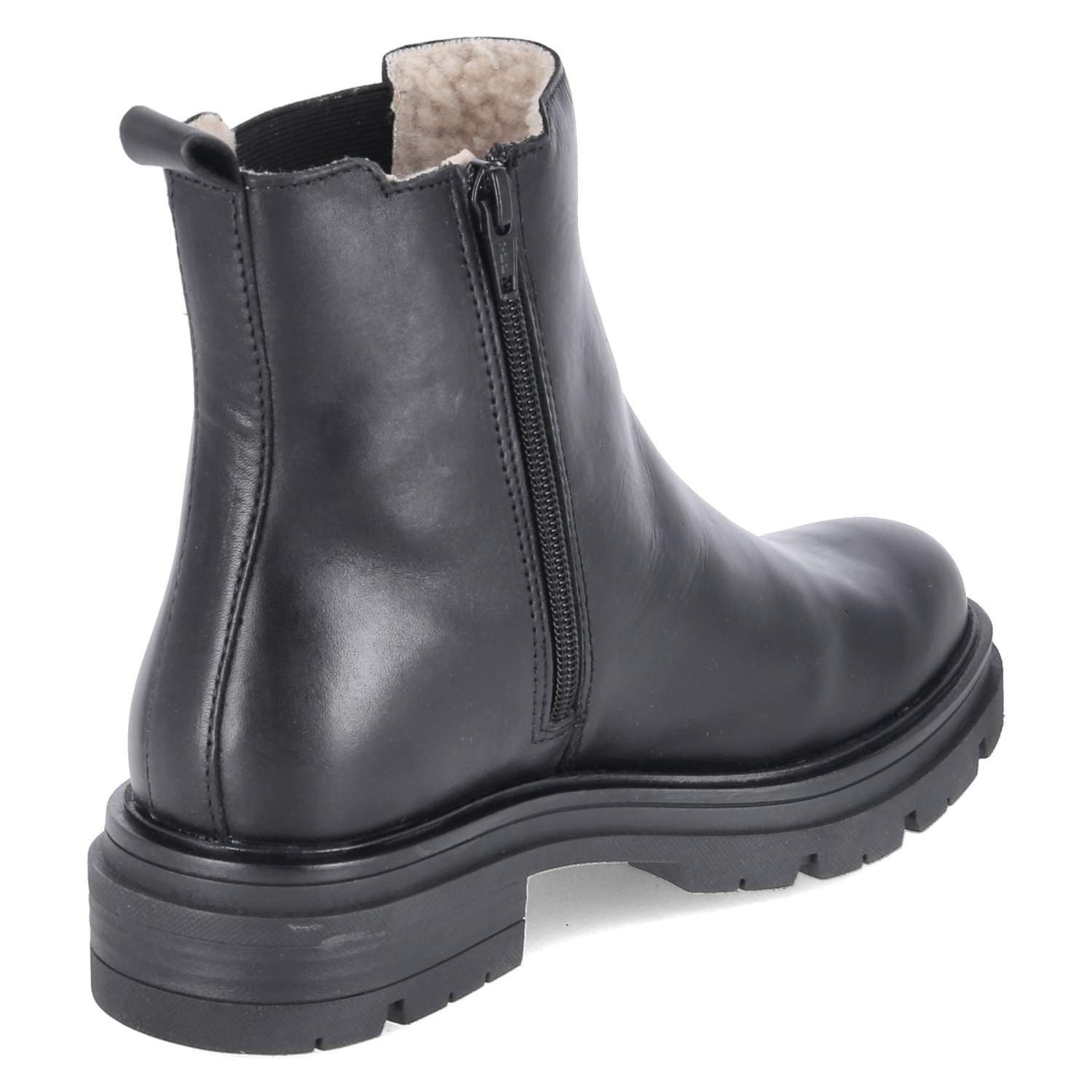 Fräulein Frida Fräulein Frida Jae-20 black Damen Glattleder schwarz Winterstiefel