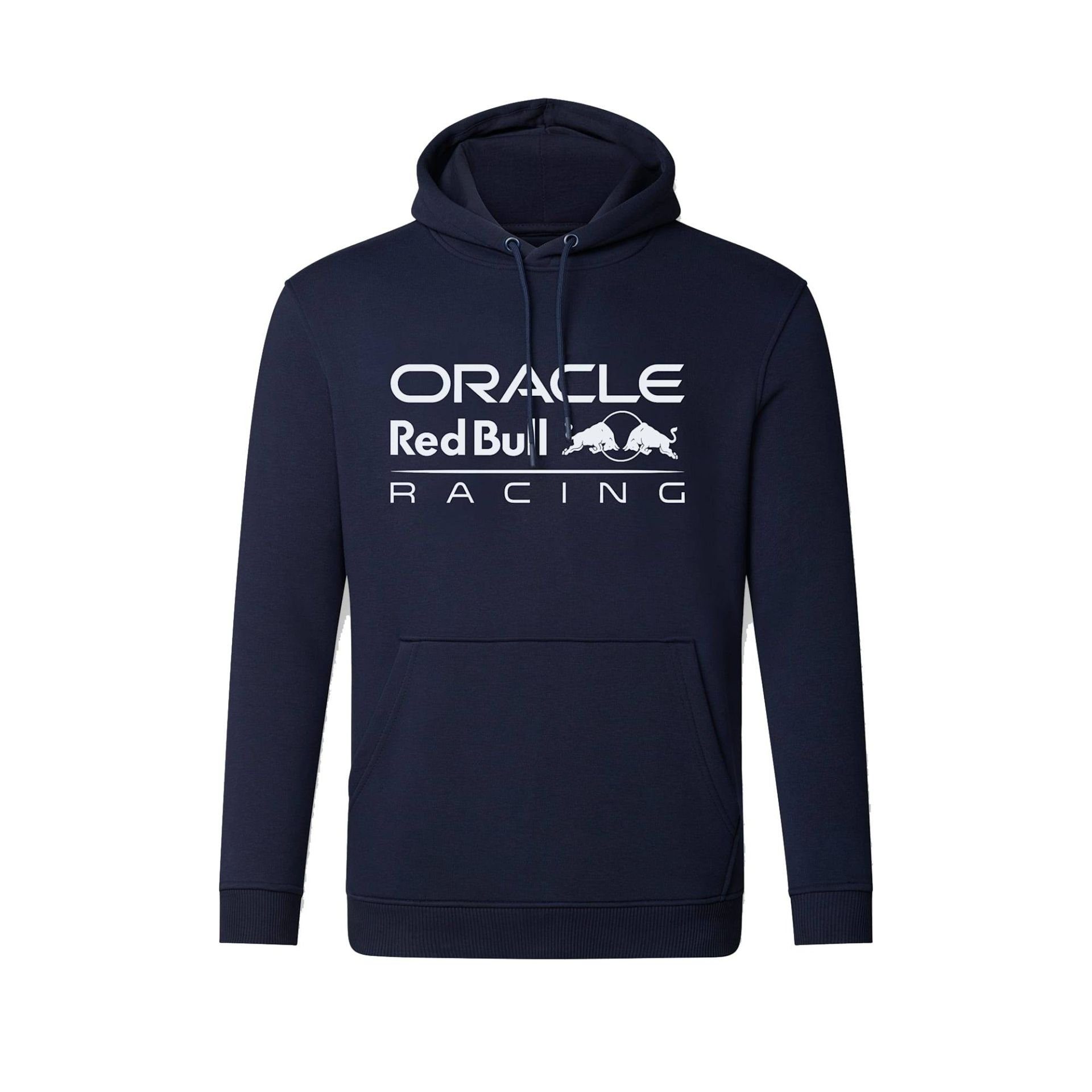 Oracle (Blau) Hoodie Racing Red Core Kapuzenpullover Bull