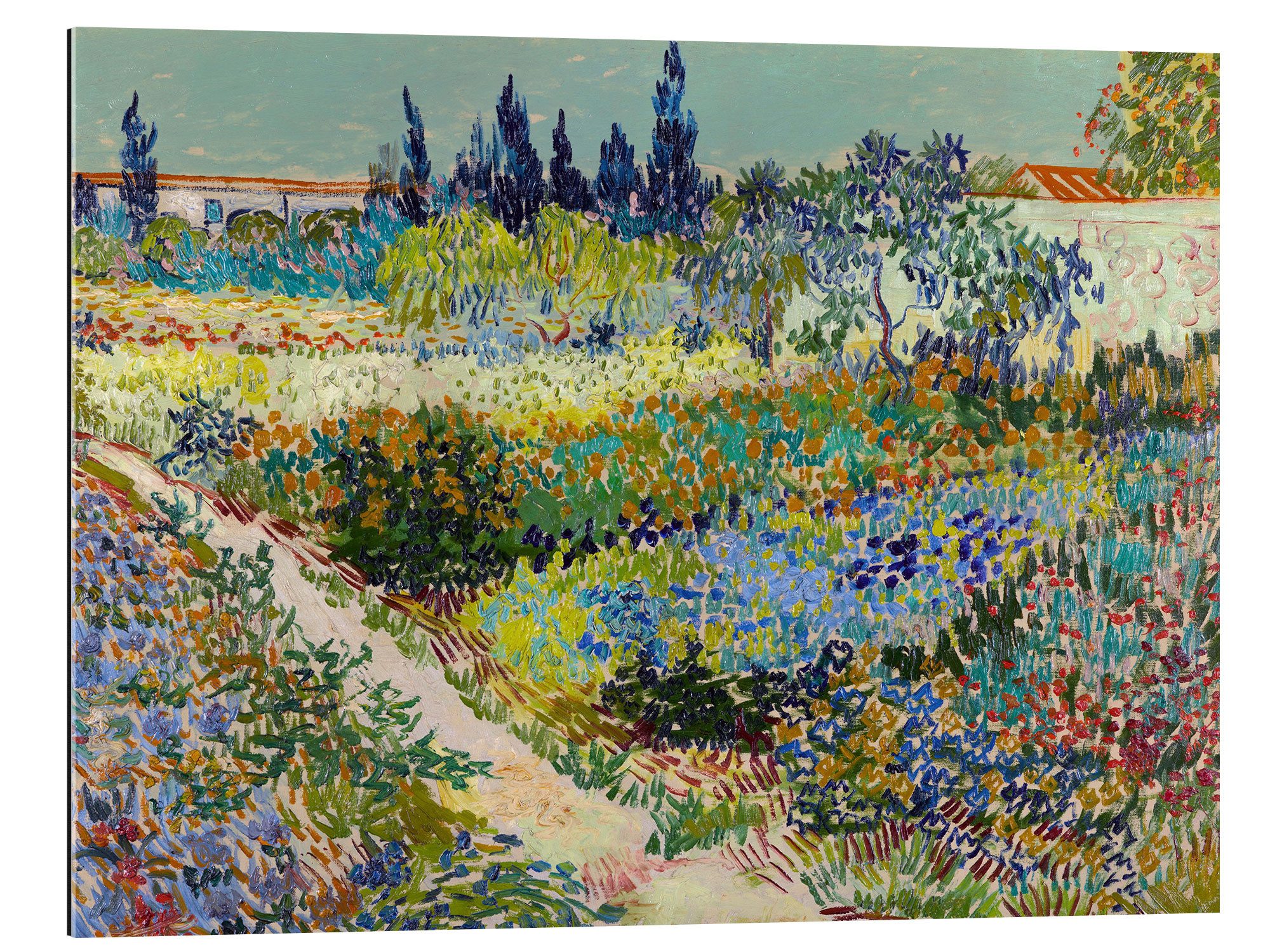 Posterlounge XXL-Wandbild Vincent van Gogh, Garten bei Arles, 1888, Malerei