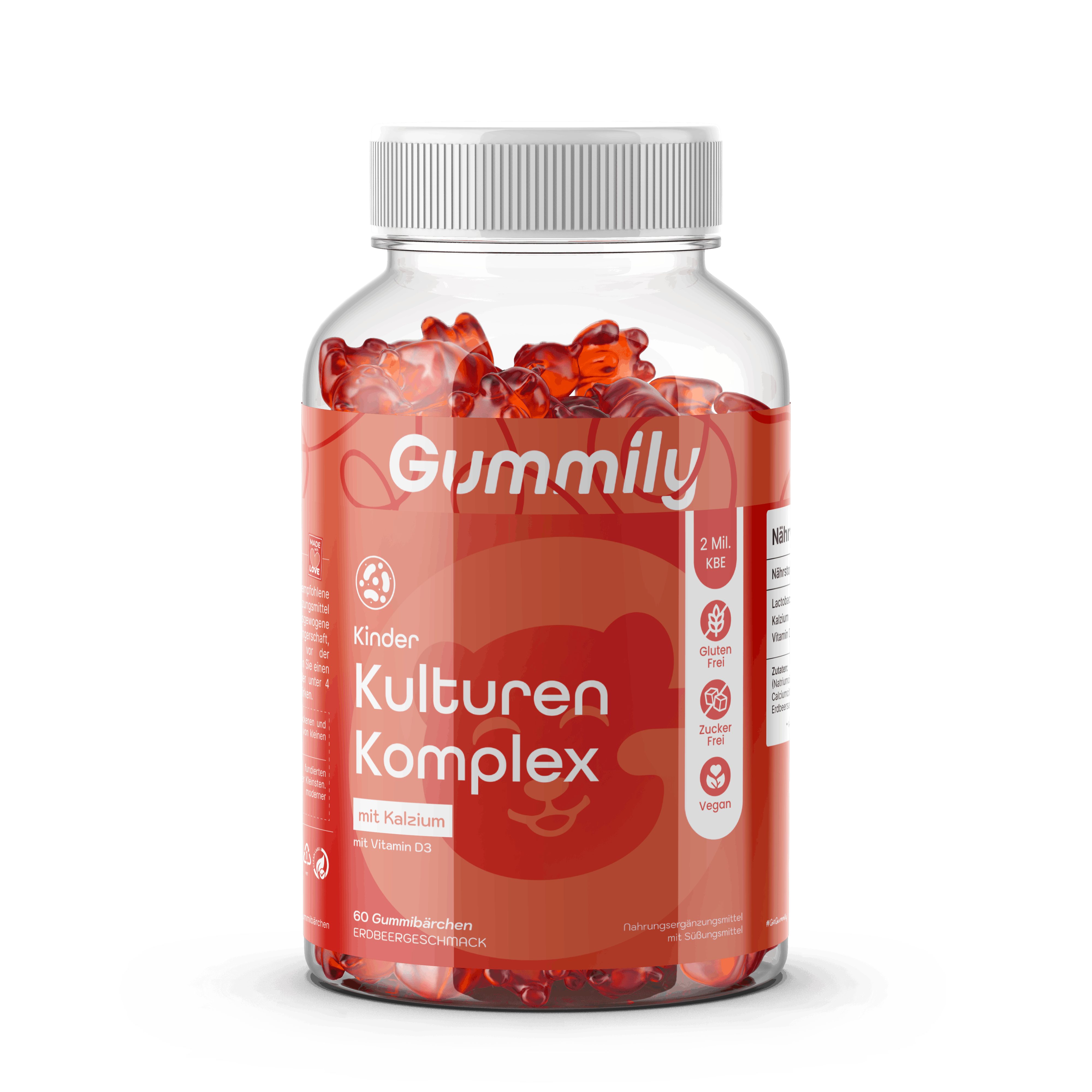 Gummily® Kinder Kulturen Komplex Gummibärchen Gummibärchen, 180 g