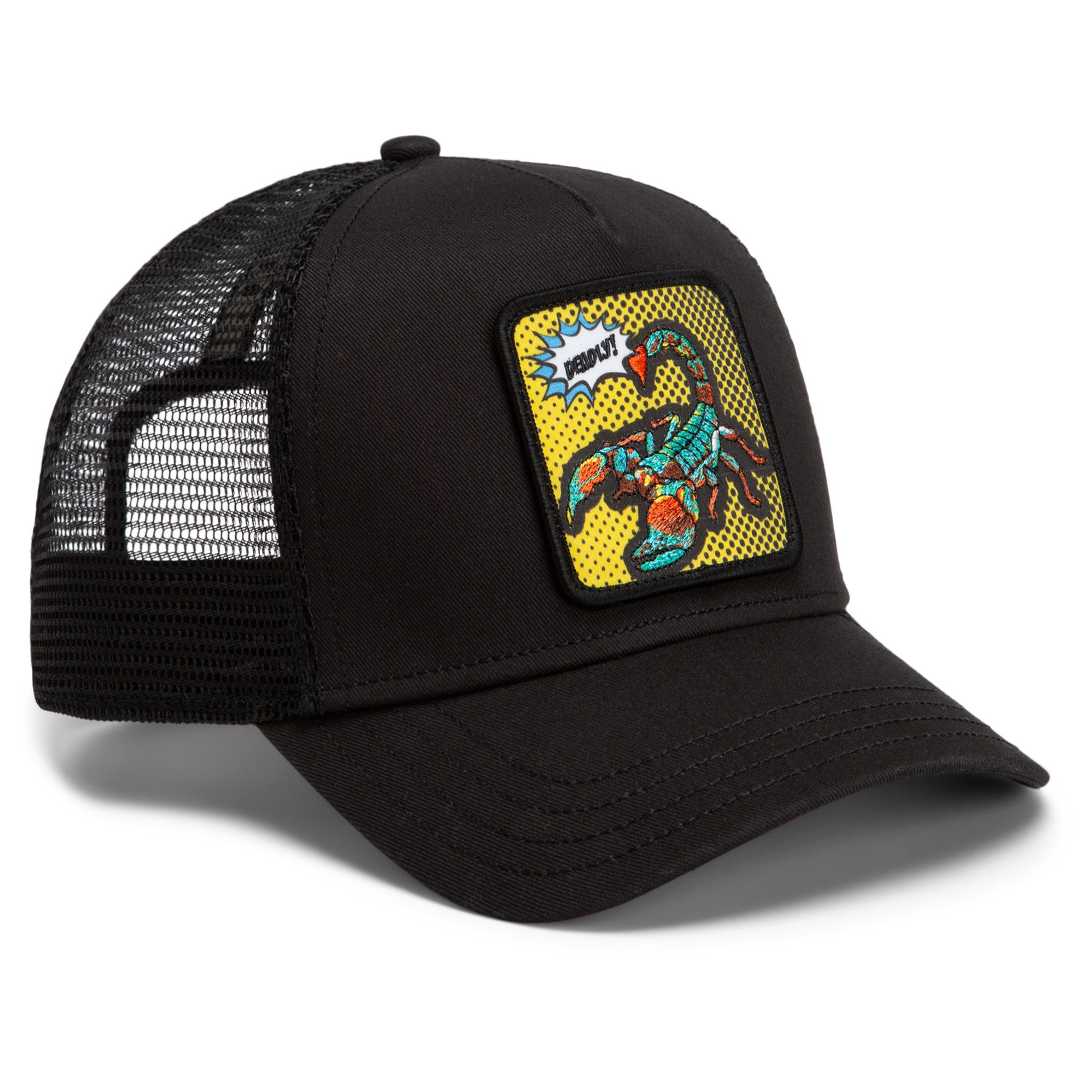 GOORIN Bros. Trucker Cap Goorin Bros. OG Trucker Cap Core Mesh POPArt - Deadly Scorpion Void (Basecap, Basecap, Meshcap, Trucker Kappe)