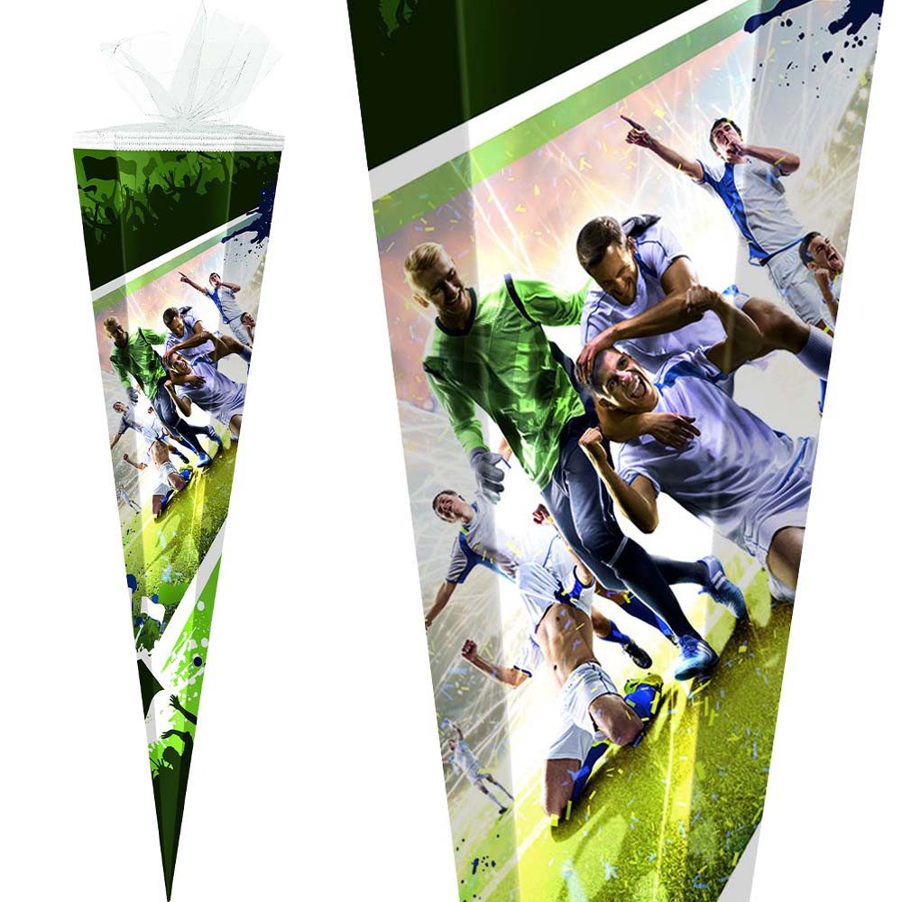 Stylex Schreibwaren Schultüte 85 cm Jungen 2025 Fussballspieler