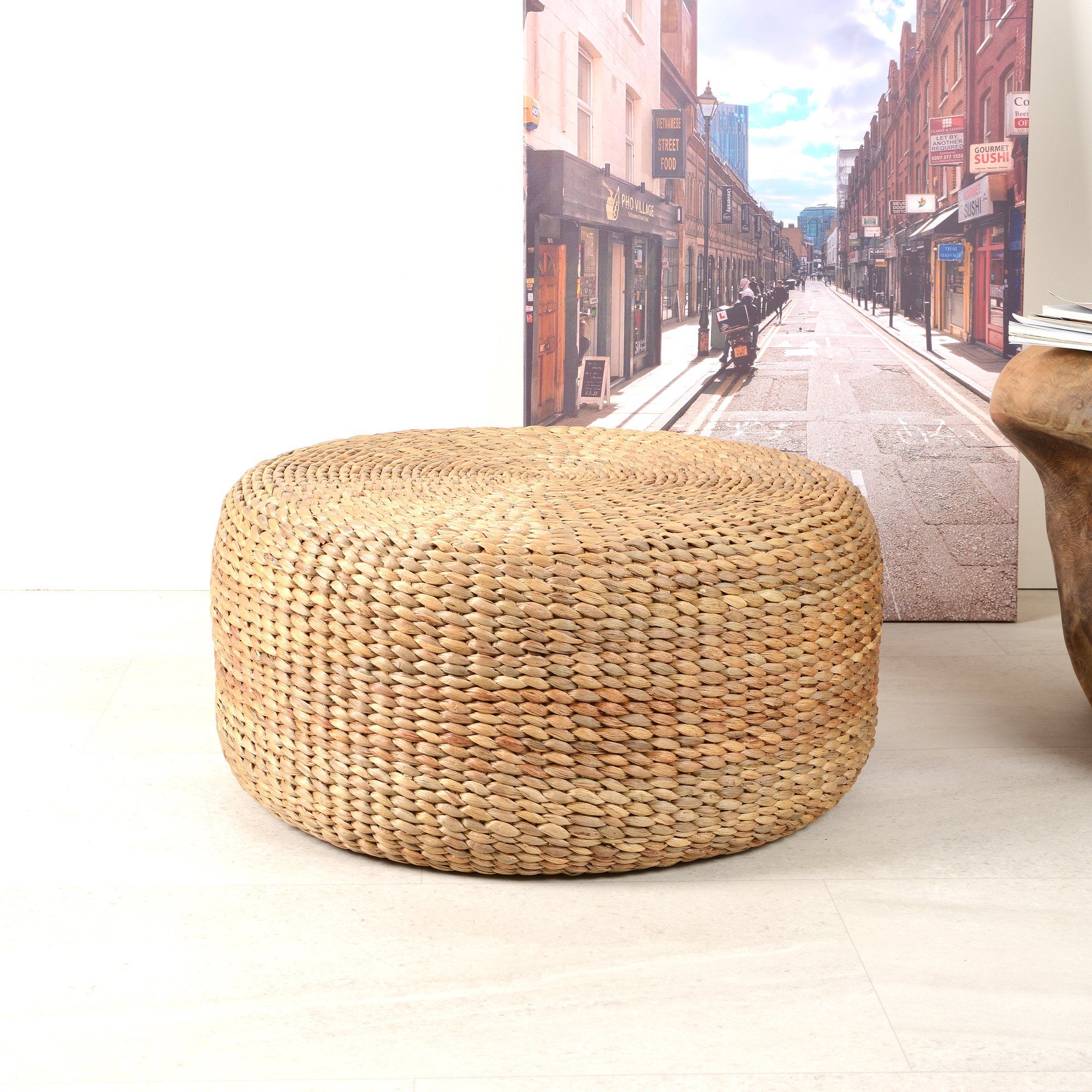wohnfreuden Hocker Sitz-Pouf BRUNO 60 cm günstig online kaufen