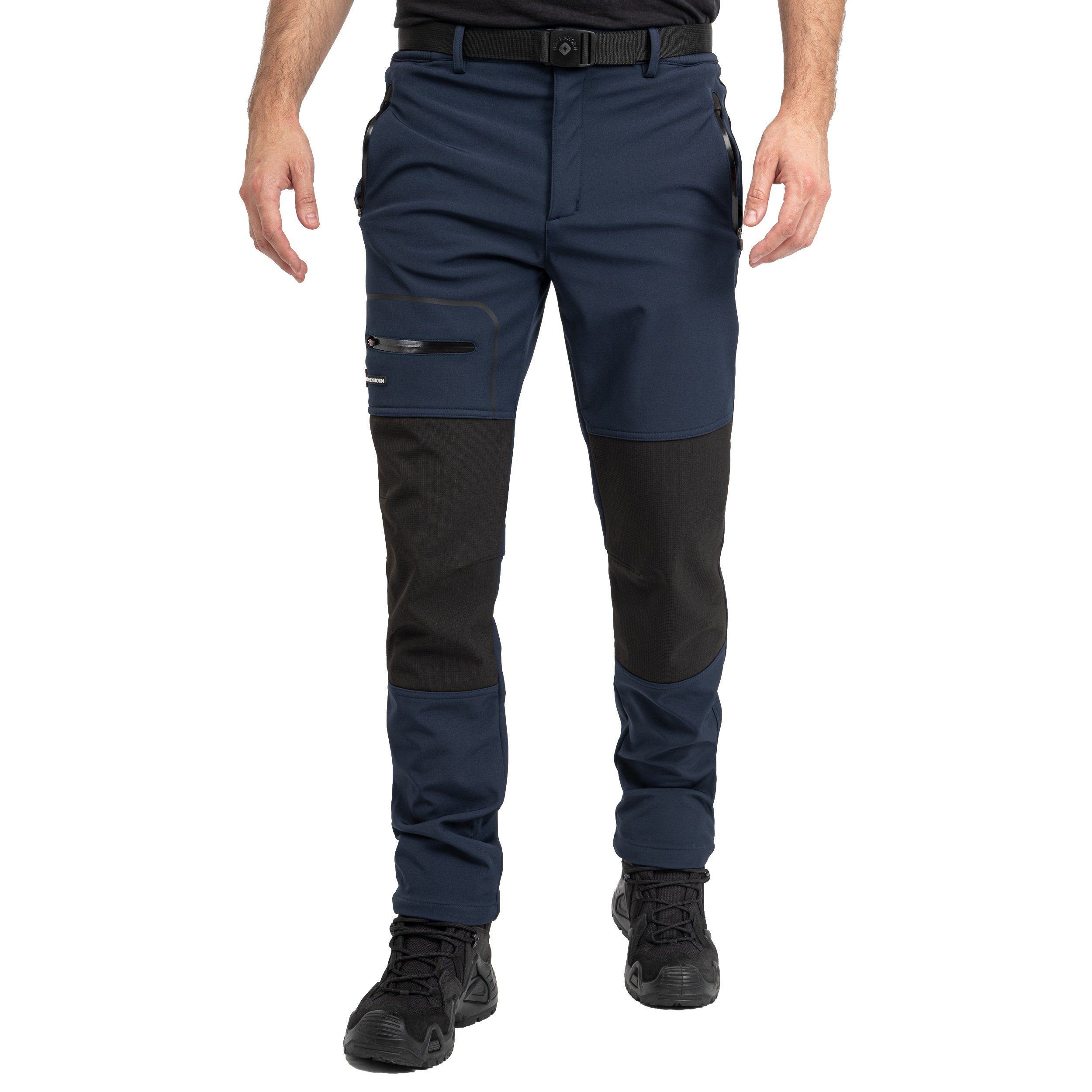 Höhenhorn Funktionshose Trekmaster Herren Softshellhose Outdoorhose Gefüttert Snowboardhose