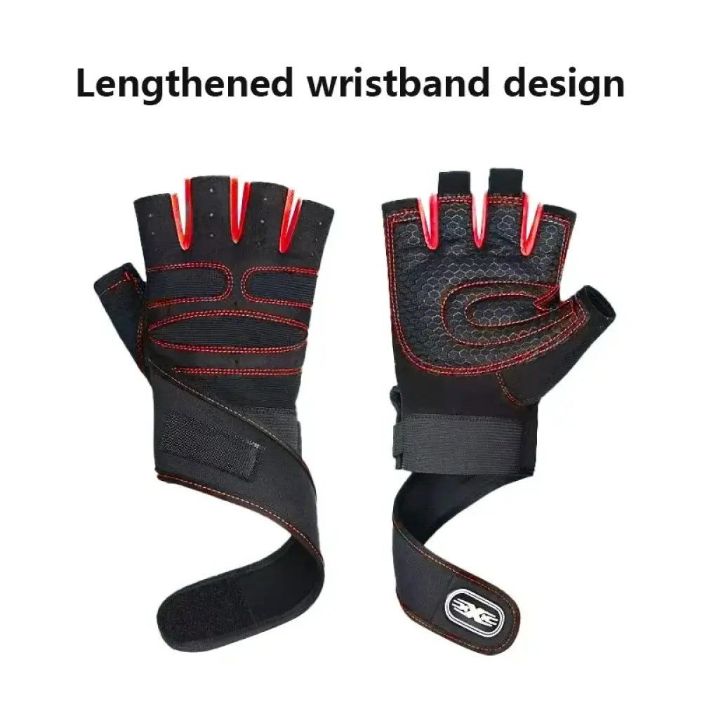 Sport-Knight® Trainingshandschuhe Sporthandschuhe mit Handgelenkschutz, Fitness, Radfahren, Workout – Bild 4 von 5