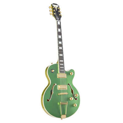 Epiphone Halbakustik-Gitarre, Uptown Kat ES Emerald Green Metallic - Halbakustik Gitarre
