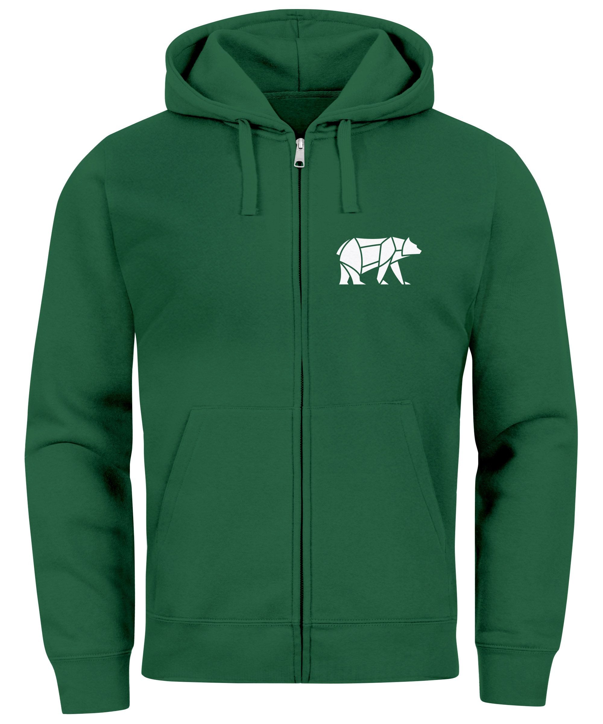 Neverless Sweatjacke Zip-Hoodie Sweatjacke mit Kapuze günstig online kaufen