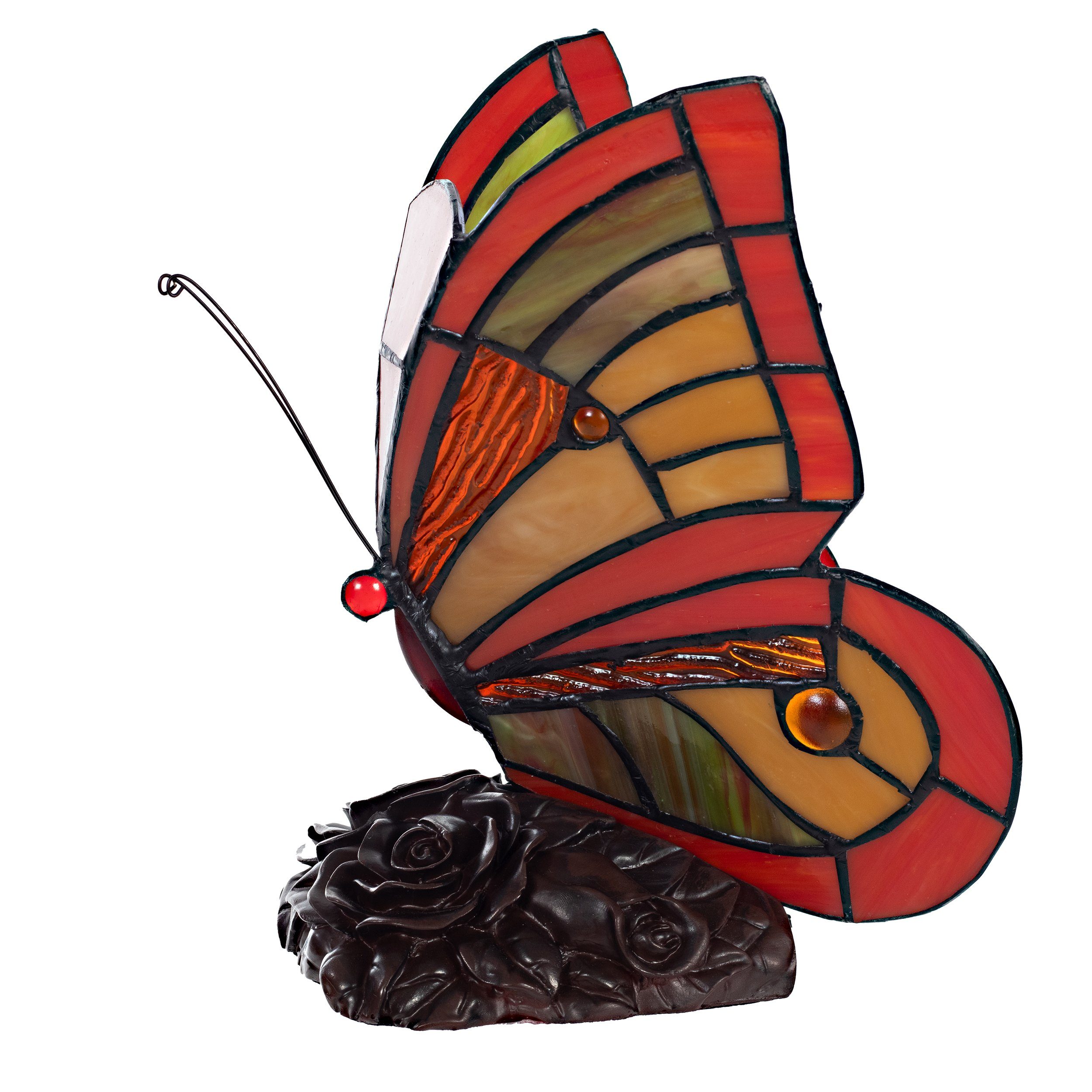 Stehlampe Tischlampe Tiffany-Style Schmetterling 200 Leuchte Dekorationslampe