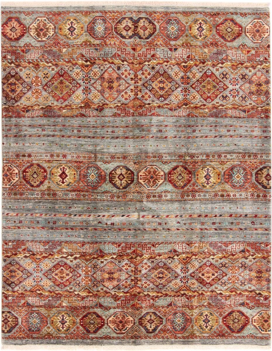Orientteppich Arijana Shaal 167x208 Handgeknüpfter Orientteppich, Nain Trading, rechteckig, Höhe: 5 mm