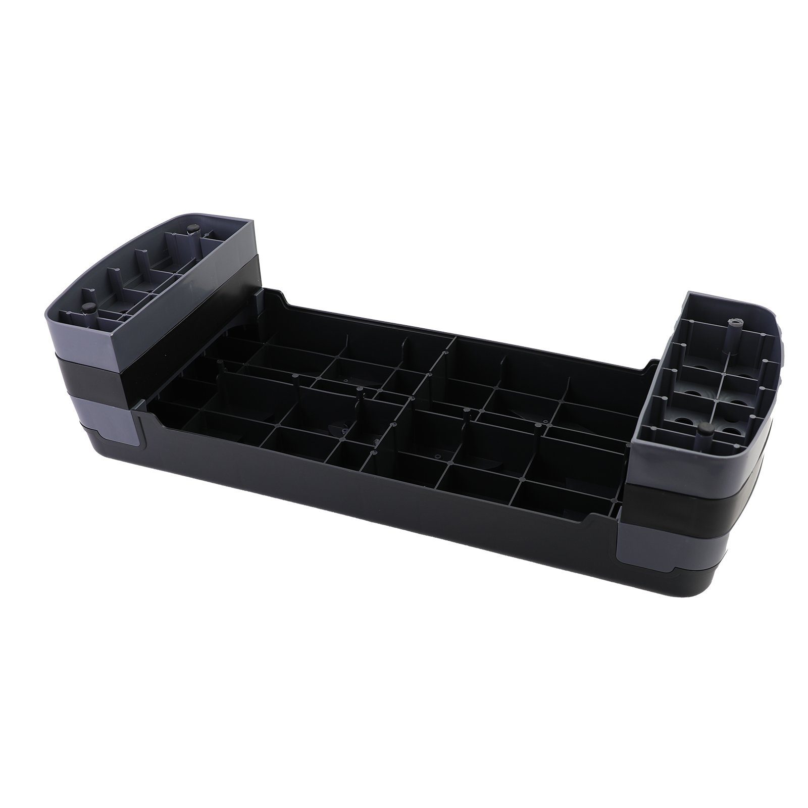 RAMROXX Stepper Fitness Stepboard Steppbrett Workout 3 Stufen Schwarz Grau 80x30cm