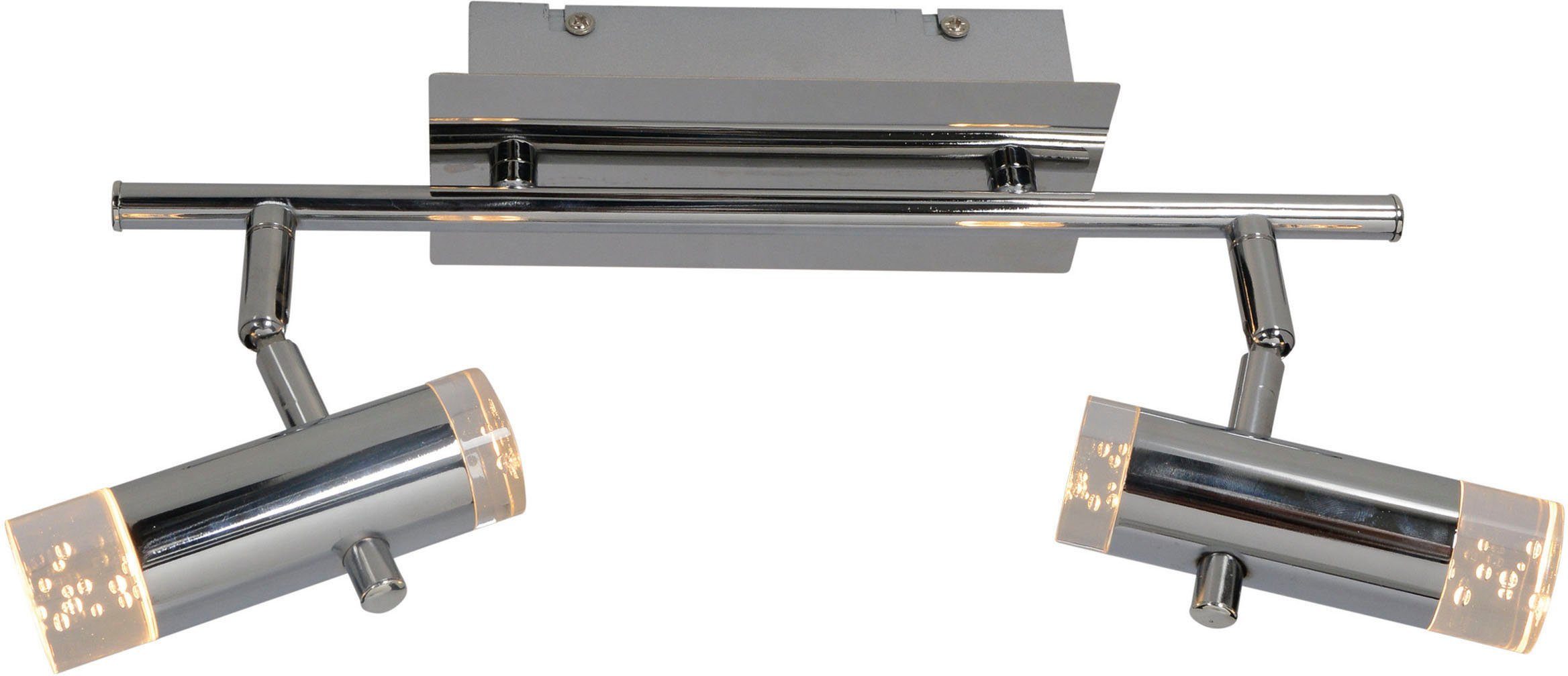 näve LED Pendelleuchte "Garda", LED fest integriert, Warmweiß, Spots verstellbar