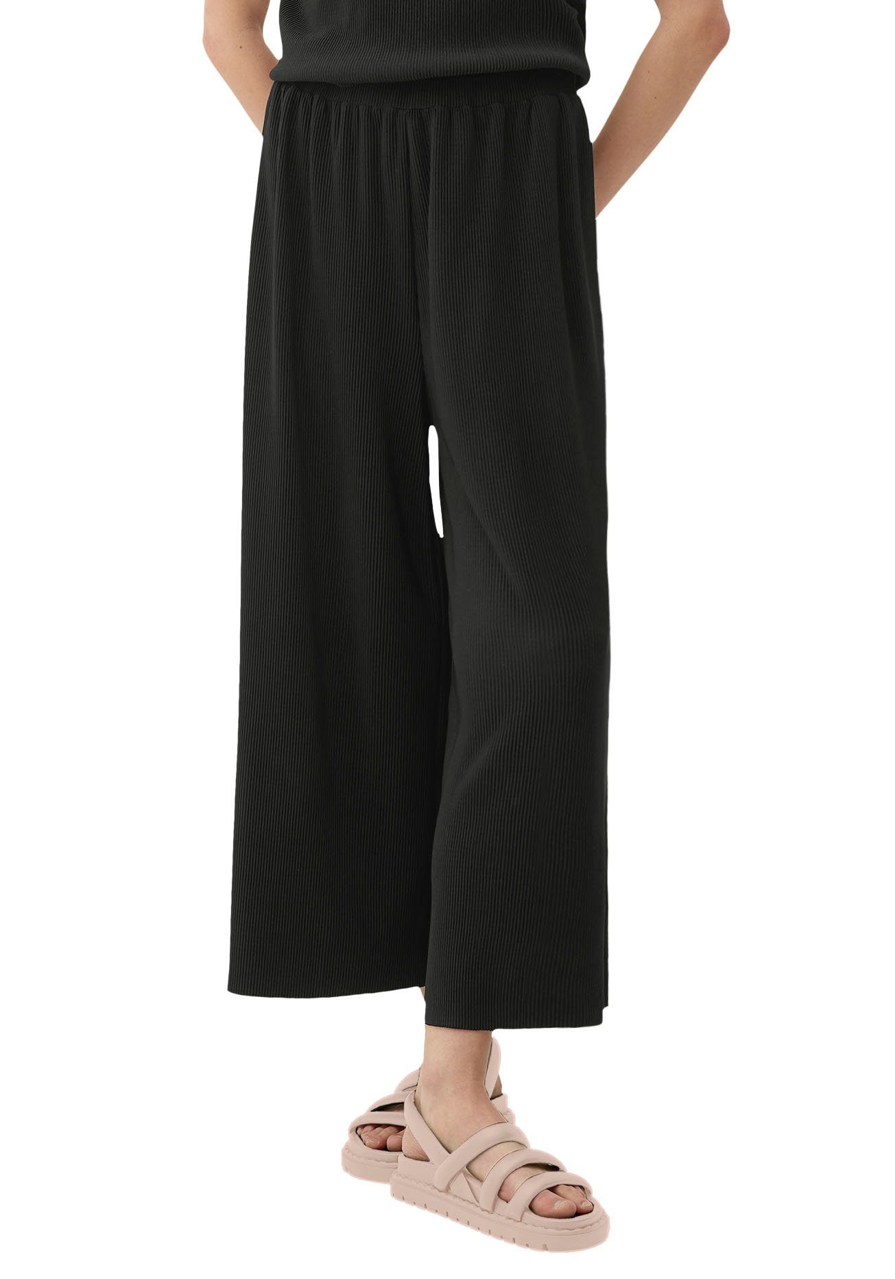S.Oliver Damen Culotte Mit Plisseefalten - Bequeme Shorts Für Sommer & Freizeit