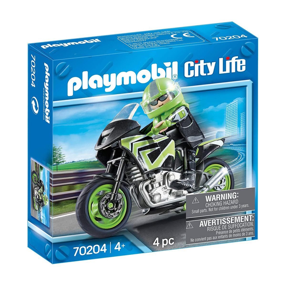 Playmobil® Spielzeug-Polizei PLAYMOBIL® 70204 - City Life - Motorradtour