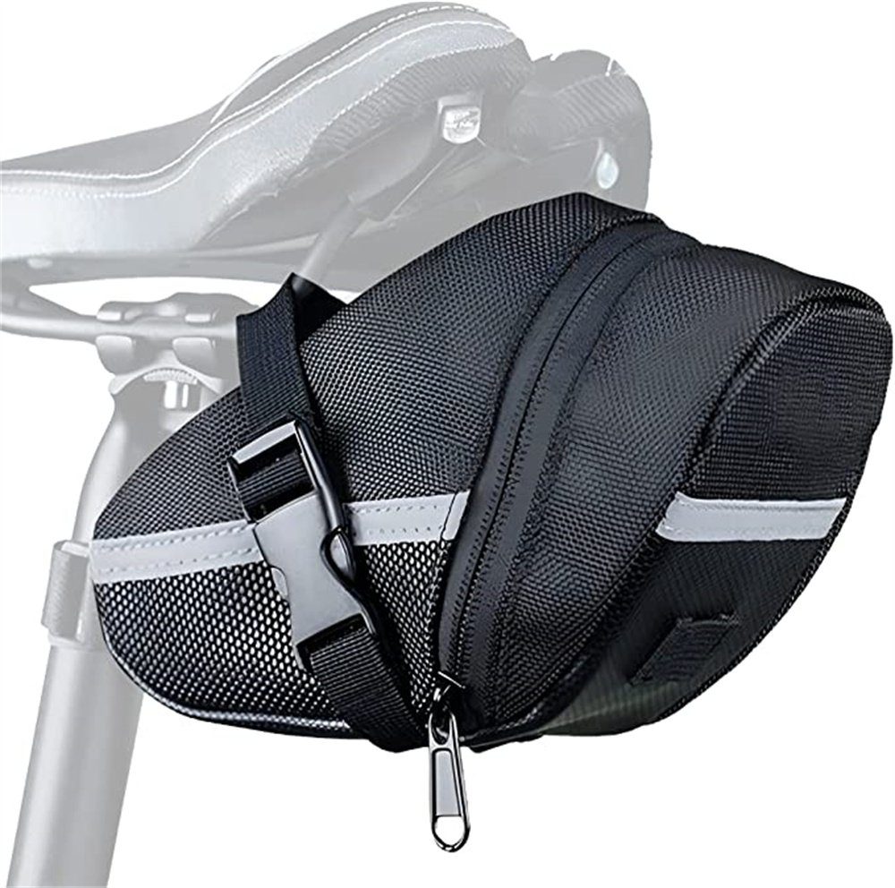 TSEPOSY Fahrradtasche Fahrrad Satteltasche,Fahrradsitz Tasche für e-Bike  Klett-Befestigung