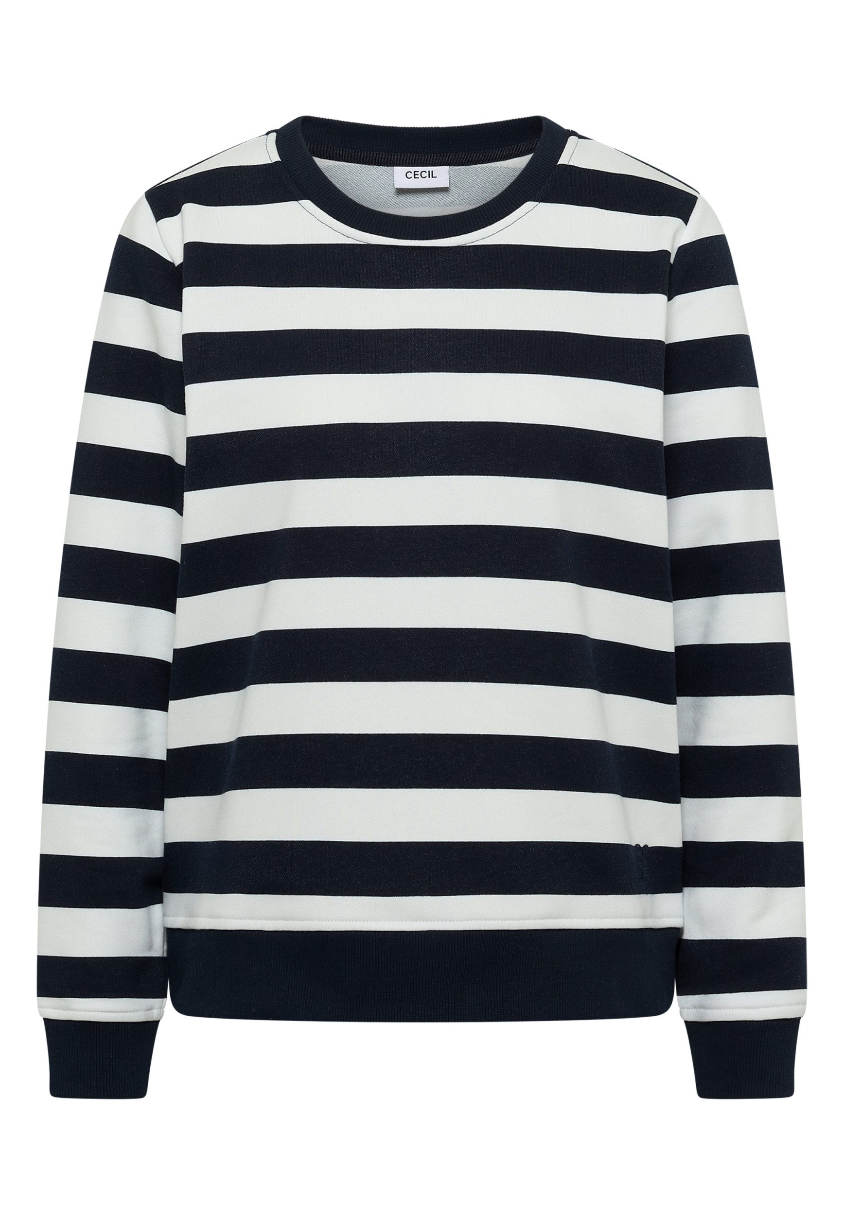 CECIL Strickpullover Striped Sweatshirt günstig online kaufen