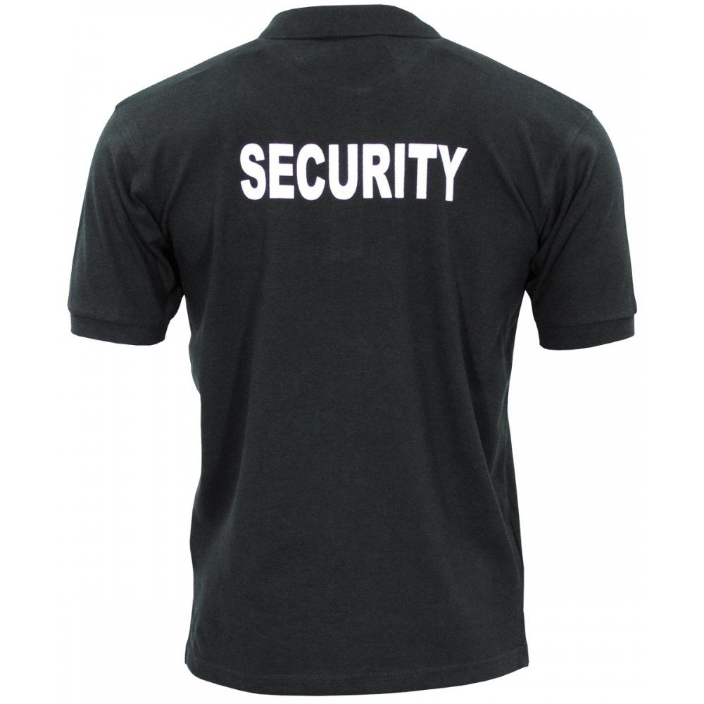 MFH Poloshirt ProCompany Poloshirt, schwarz, Security, bedruckt - L günstig online kaufen