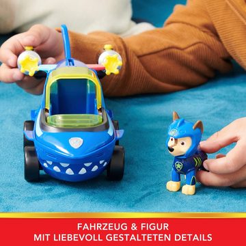 Spin Master Spielzeug-Auto Paw Patrol - Aqua Pups - Basic Themed Vehicles Solid Chase, mit Funktionen