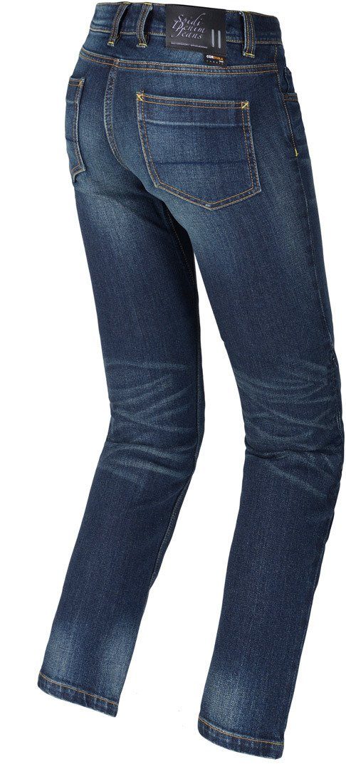 SpiDi Motorradhose J-Tracker Damen Motorradjeans Knieprotektoren enthalten