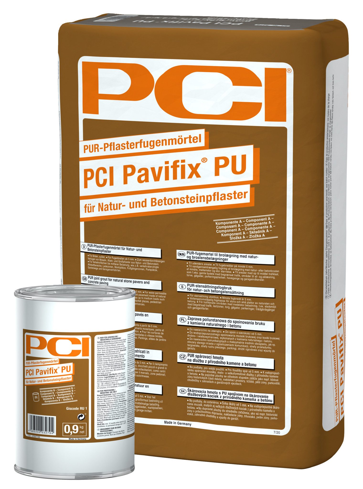PCI Mörtel PCI Pavifix® PU 2K-Set grau 20,9 kg