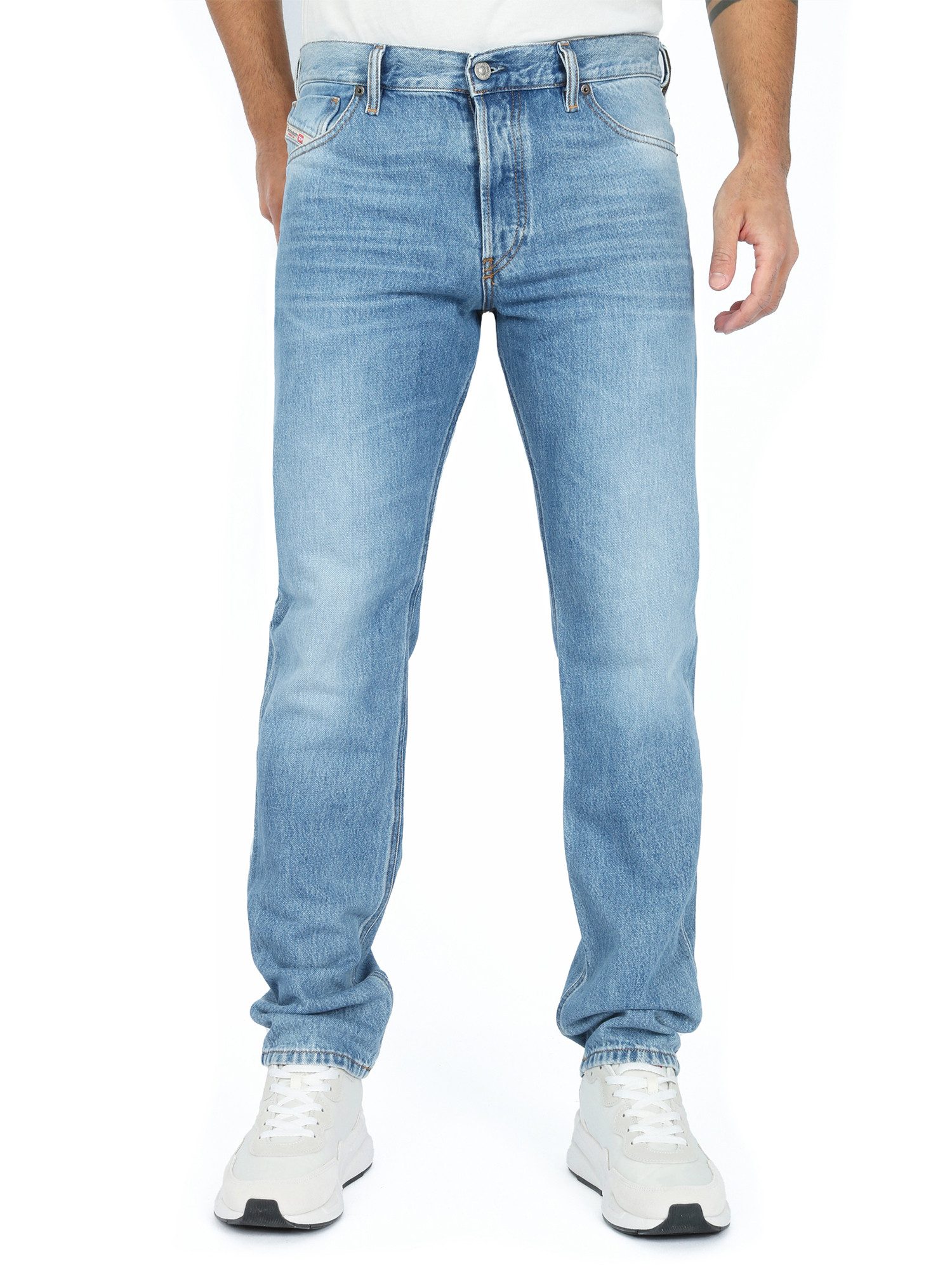Diesel Straight-Jeans schmale, verlängerte Beinform - günstig online kaufen