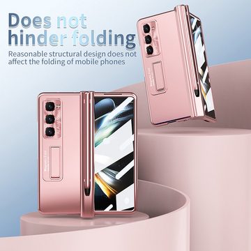 Orbeet Smartphone-Hülle Handyhülle Für Samsung Galaxy Z Fold 5 Magnetische Metall Tasche Hülle
