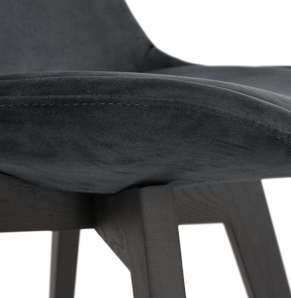 85 Esszimmerstuhl 56 x x Schwarz Stuhl 48 Textile (black) KADIMA DESIGN HEBE