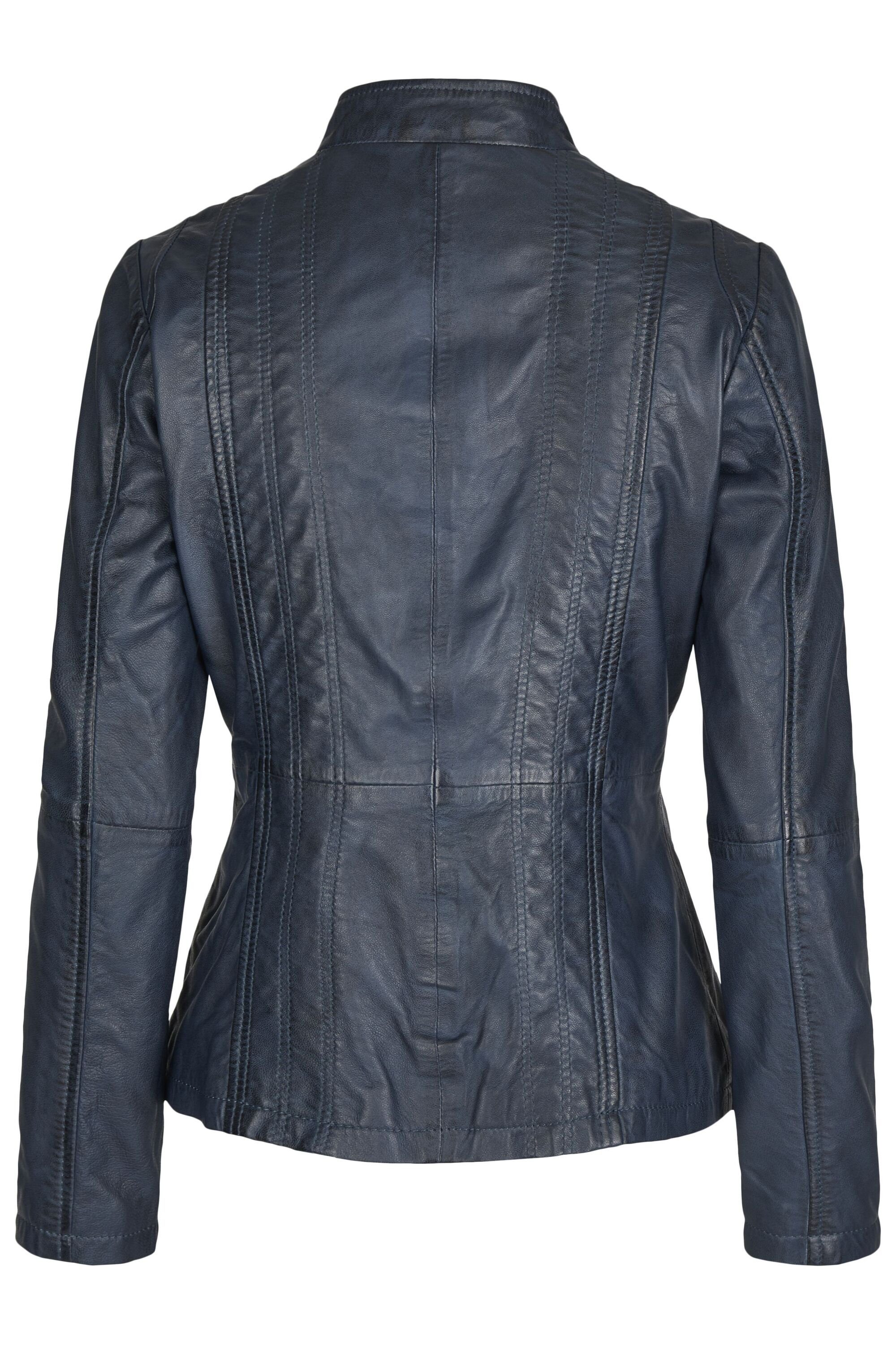 7eleven Lederjacke SEFELIDA (1-St) mit Brusttaschen