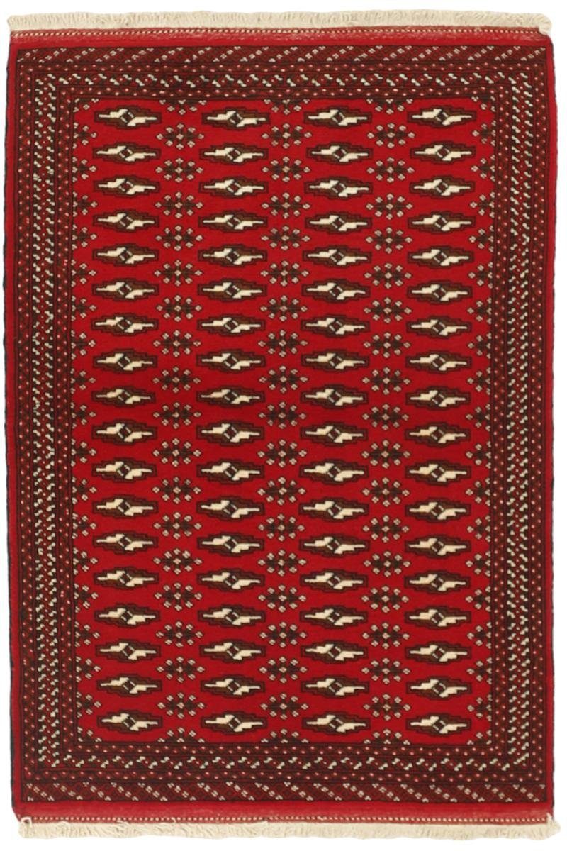 Orientteppich Turkaman 93x131 Handgeknüpfter Orientteppich / Perserteppich, Nain Trading, rechteckig, Höhe: 6 mm