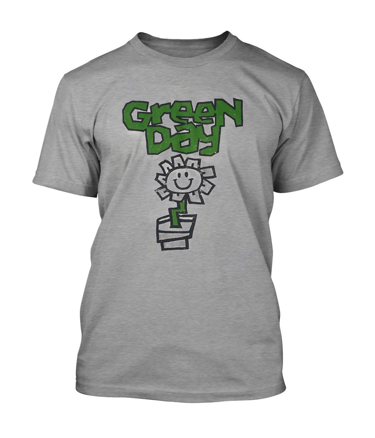 Green Day T-Shirt Flower Pot Flower Pot