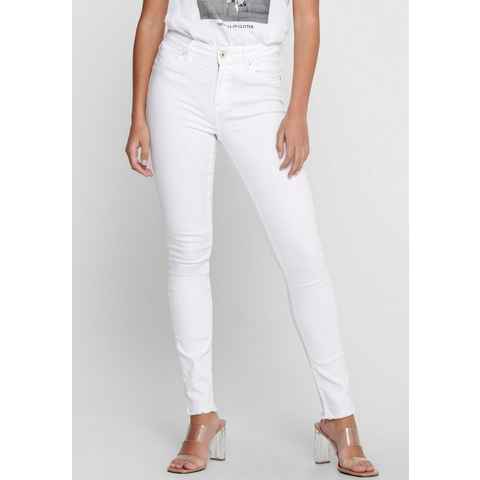 ONLY Ankle-Jeans ONLBLUSH MID SK RAW ANK