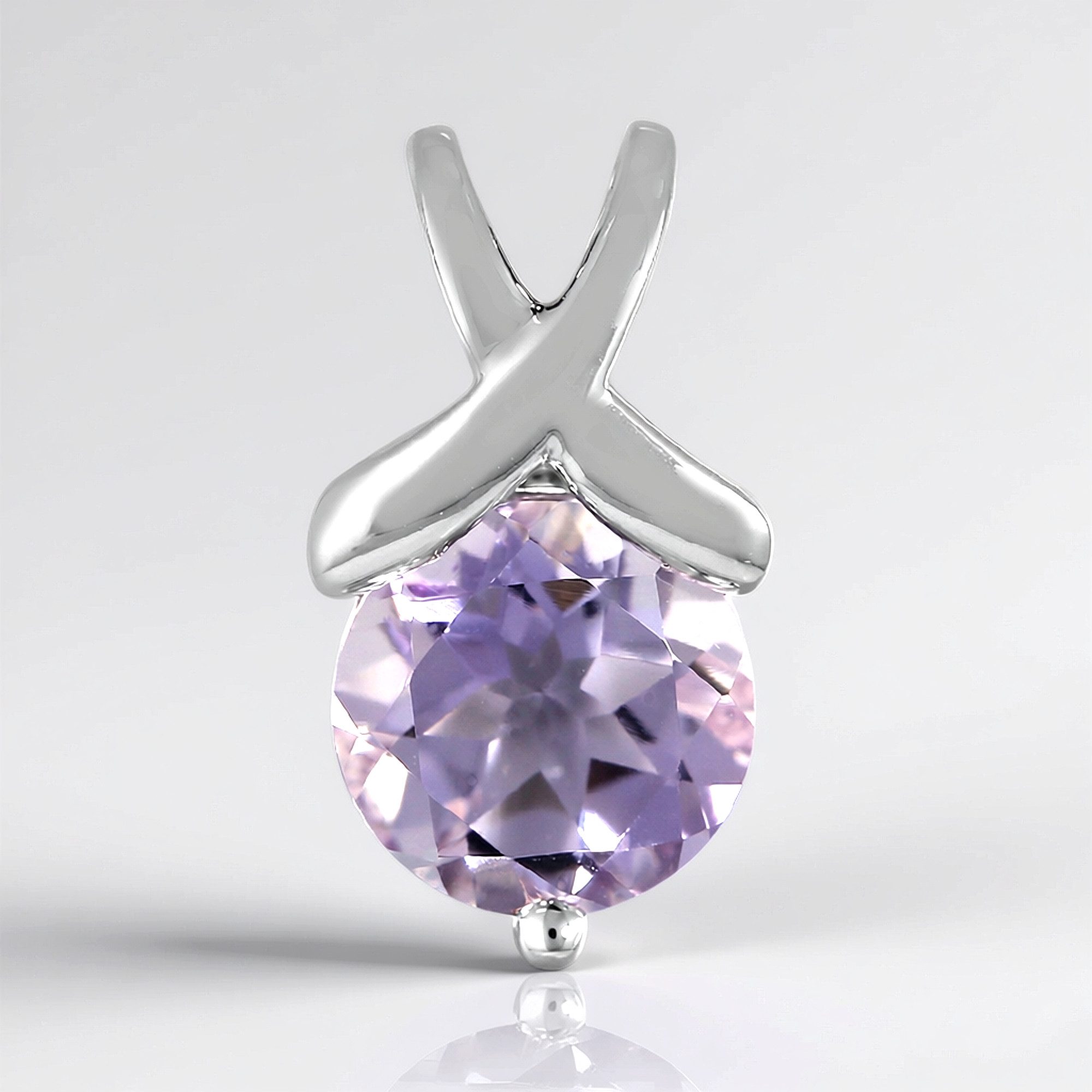Cavill Kettenanhänger Cavill Lavendel-Amethyst 0,95 ct 925 Silber Damen Echtschmuck (1-tlg)