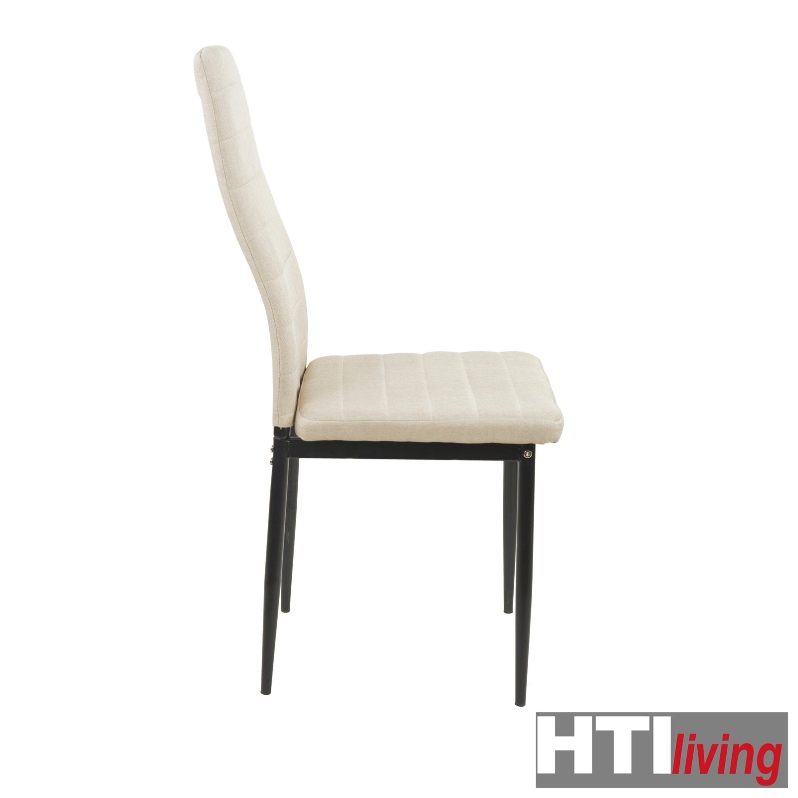 Beige Esszimmerstuhl (Einzelstuhl, HTI-Living Memphis Esszimmerstuhl Webstoff St), 1 Stuhl