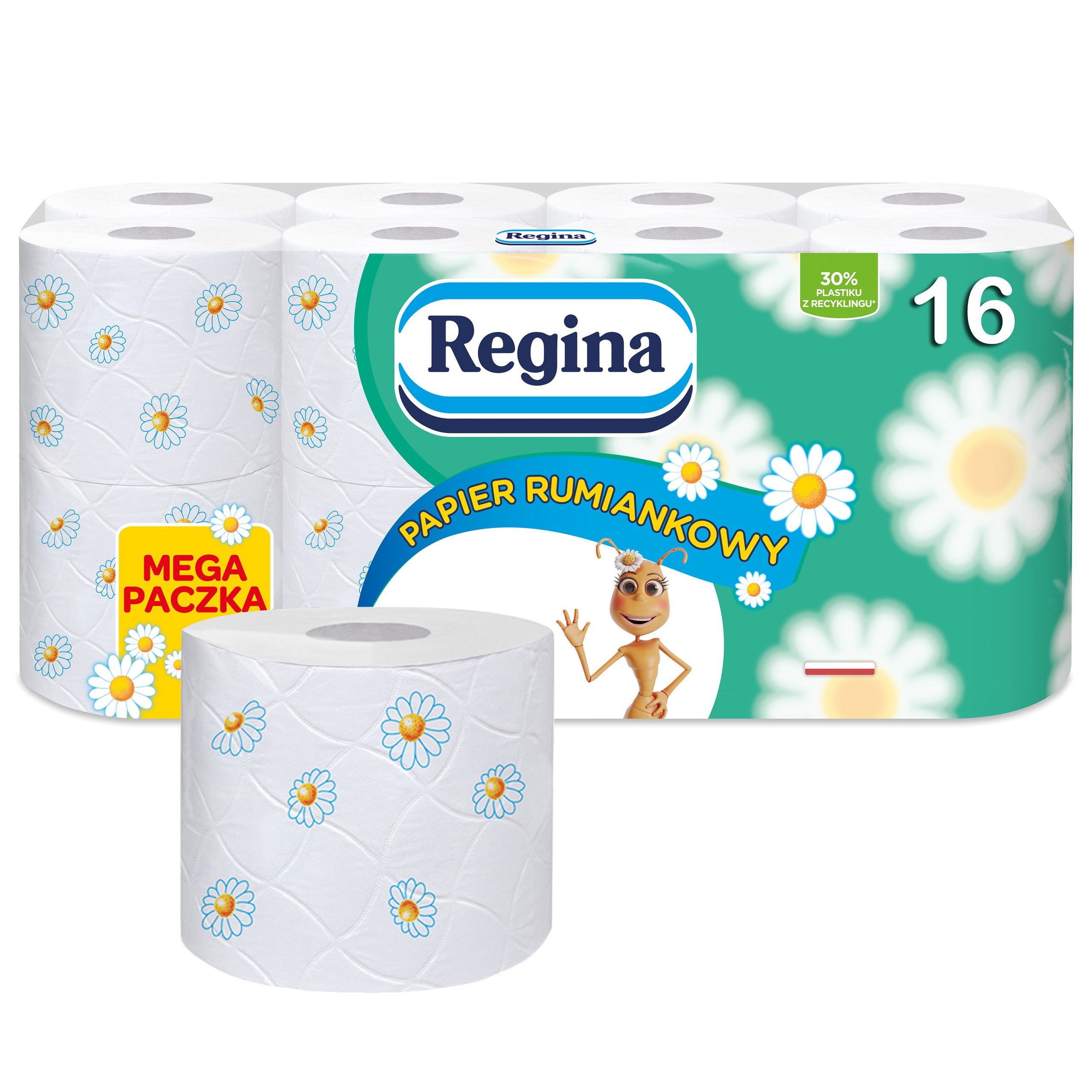 Regina Toilettenpapier REGINA fein und stark Kamille Toilettenpapier für sensible Haut (16-St)