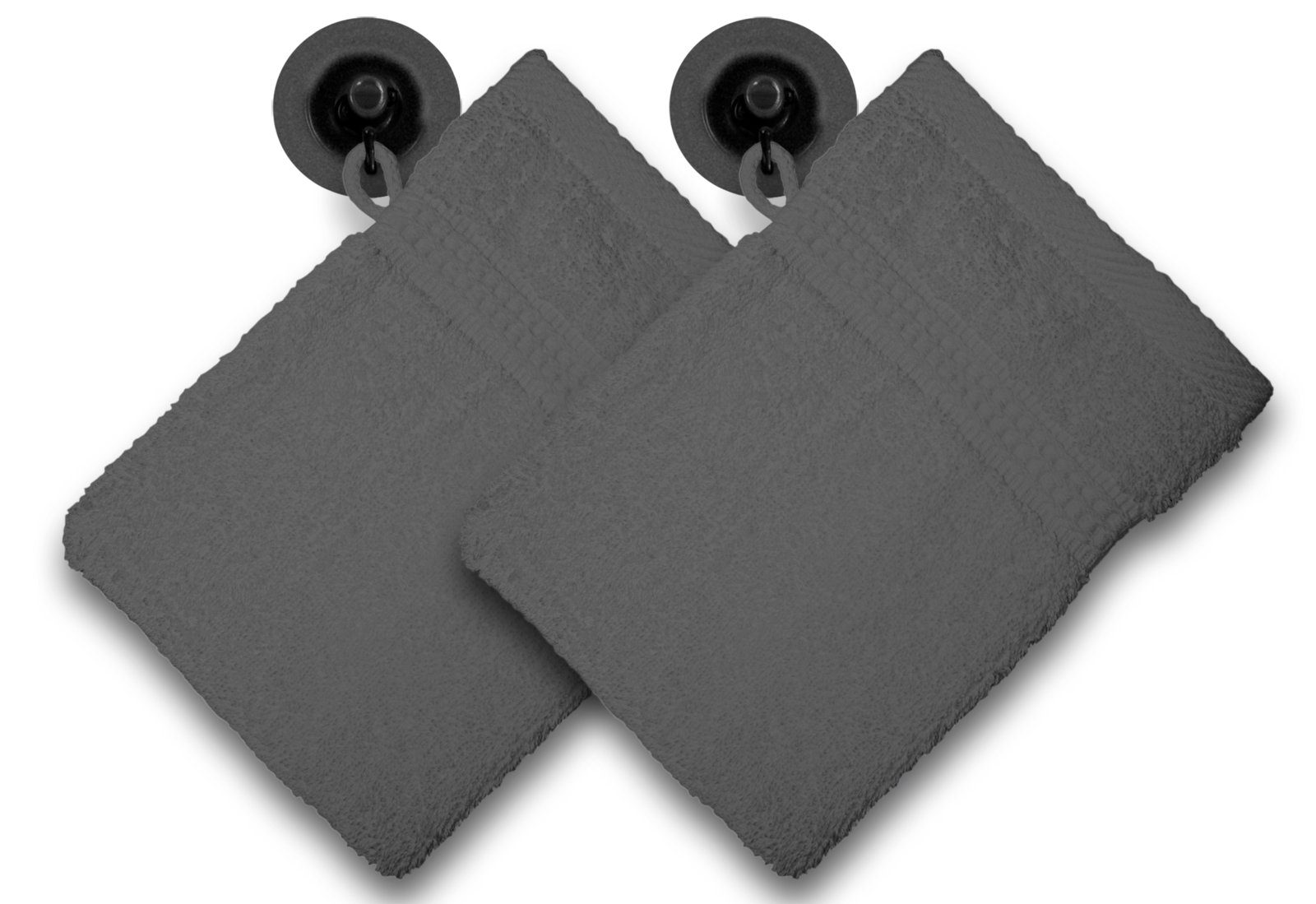 One Home Waschlappen Royal, Frottee (2-St), mit Bordüre, saugfähig