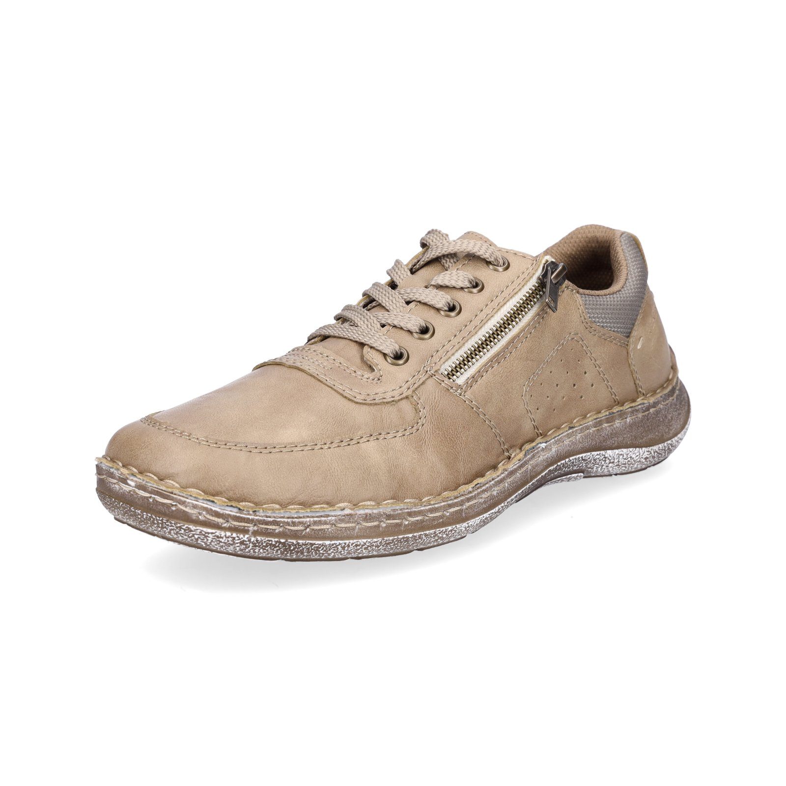 Rieker Herren Schnürschuh beige Schnürschuh