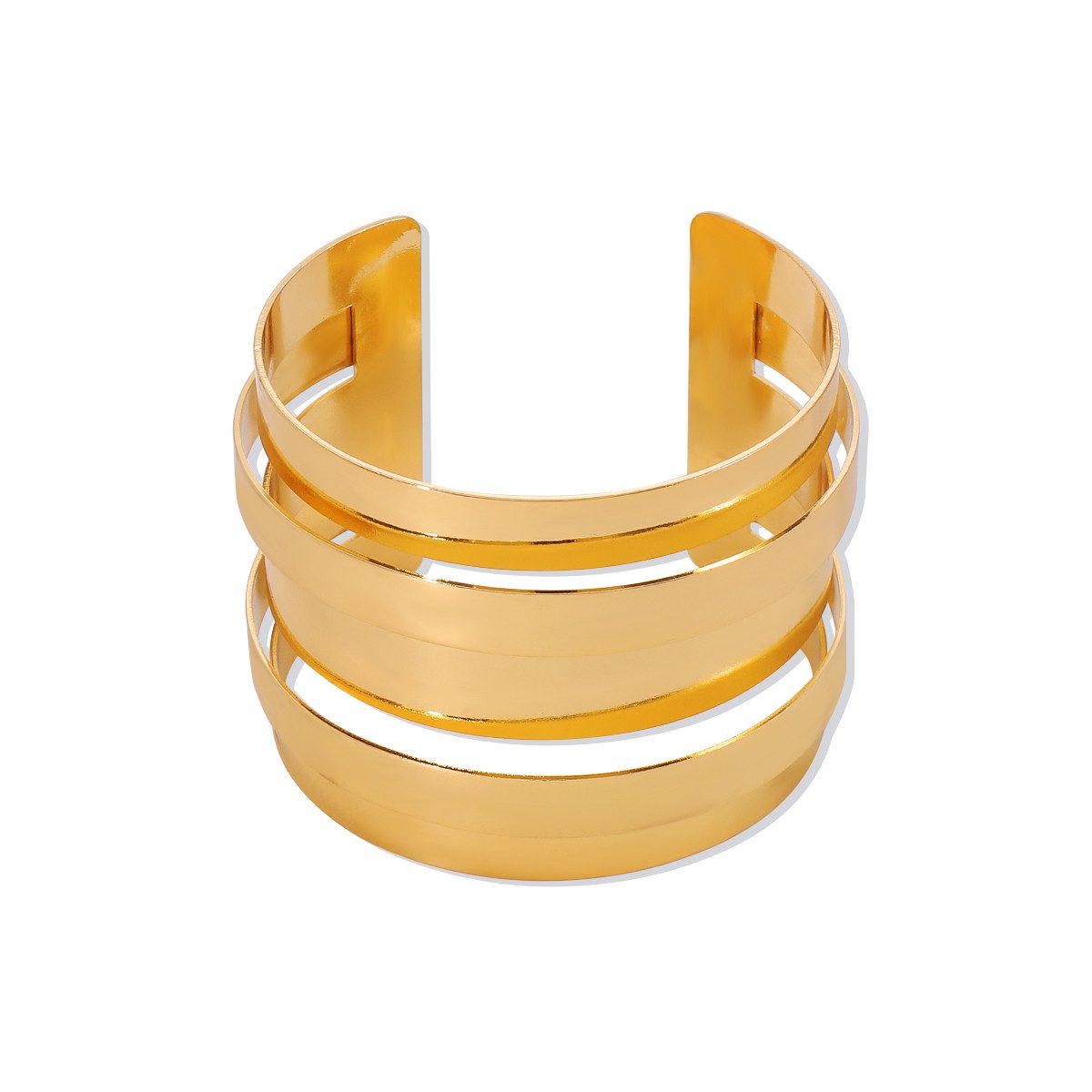 KARMA Armreif Damen Gold oder Silber Legierung modernes Design (Damenarmrei günstig online kaufen