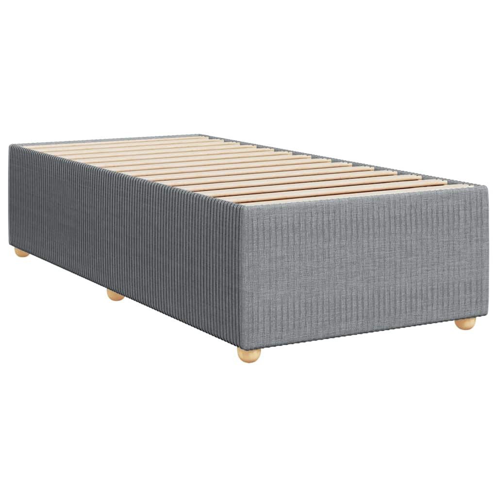 vidaXL Bett Bettgestell ohne Matratze Hellgrau günstig online kaufen