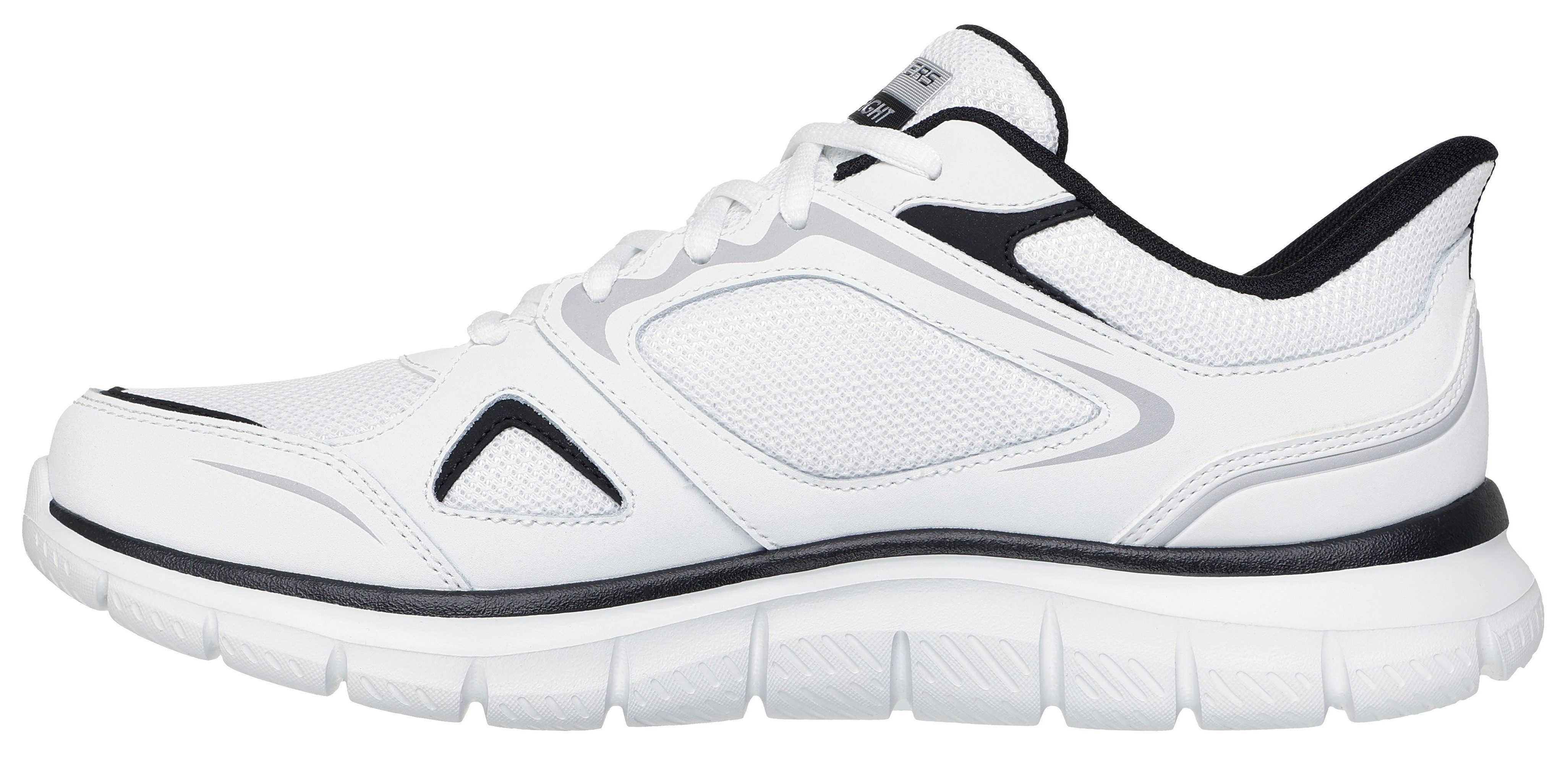 Skechers TRACK Slip-On Sneaker Freizeitschuh, Schnürschuh mit Memory Foam