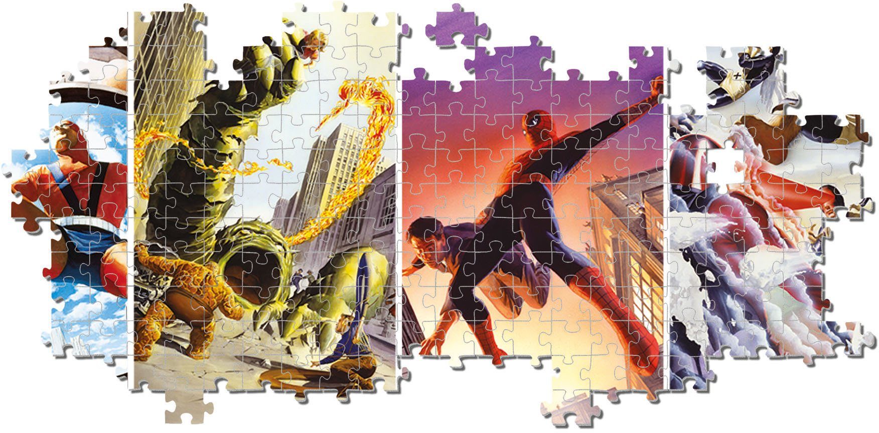 Clementoni® Puzzle Panorama Quality 1000 - schützt Wald High FSC® Collection, Europe, Made - Marvel, weltweit in Puzzleteile