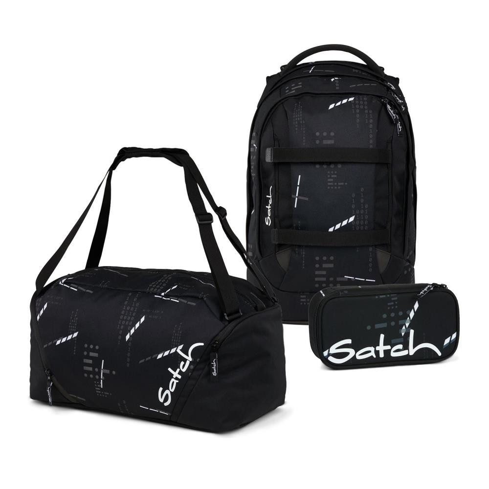 Satch Schulrucksack Pack (3tlg, inkl. Schlamperbox und Sporttasche)