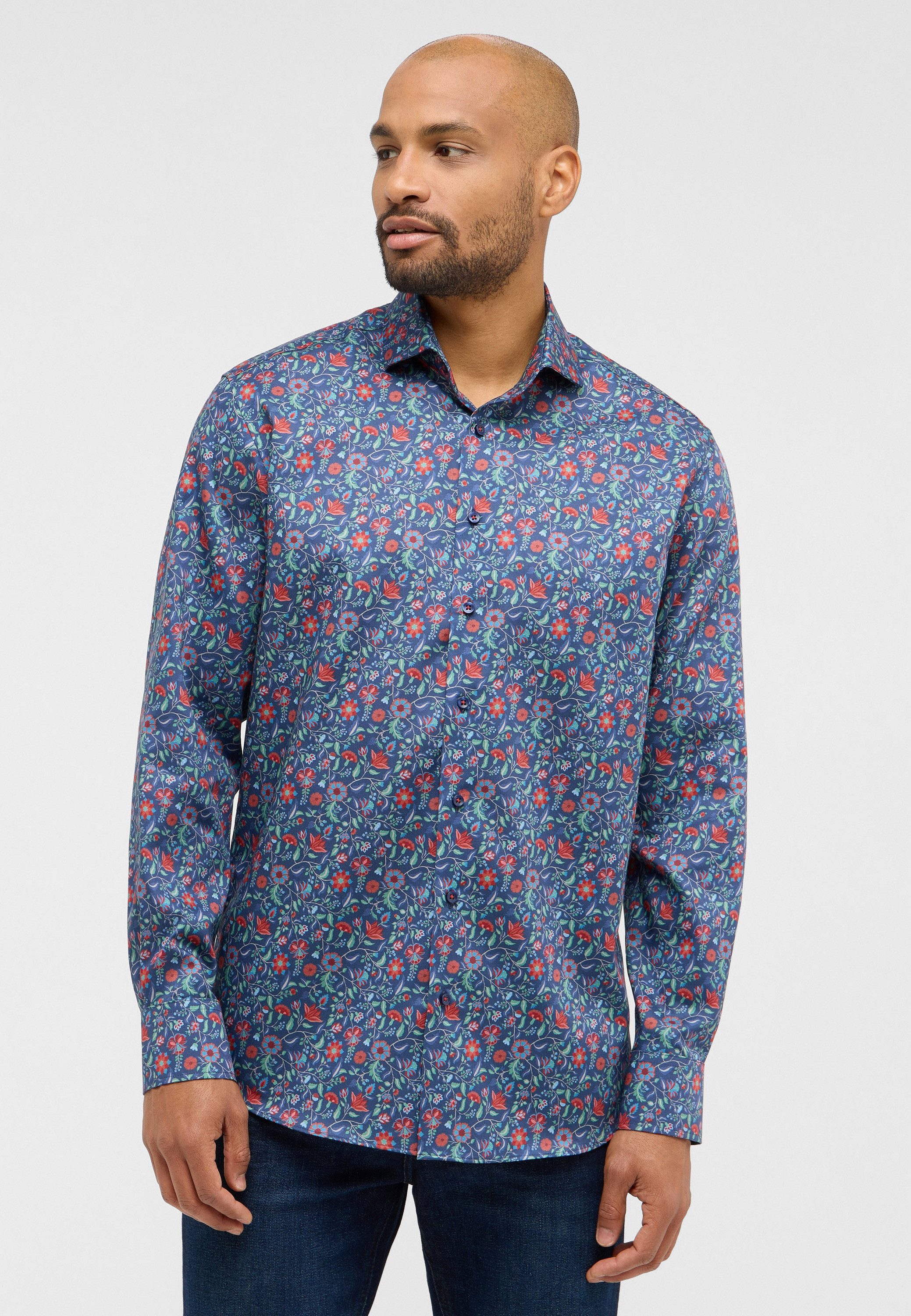 Eterna Langarmhemd MODERN FIT NON IRON (bügelfrei) günstig online kaufen