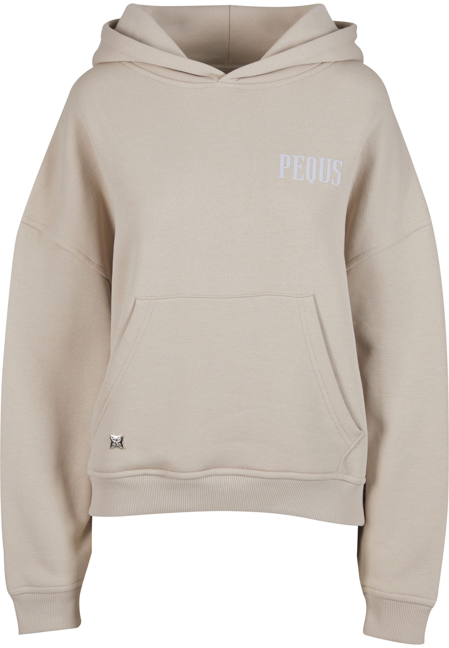 PEQUS Kapuzensweatshirt PEQUS PEQUS Cropped Back Logo Hoodie