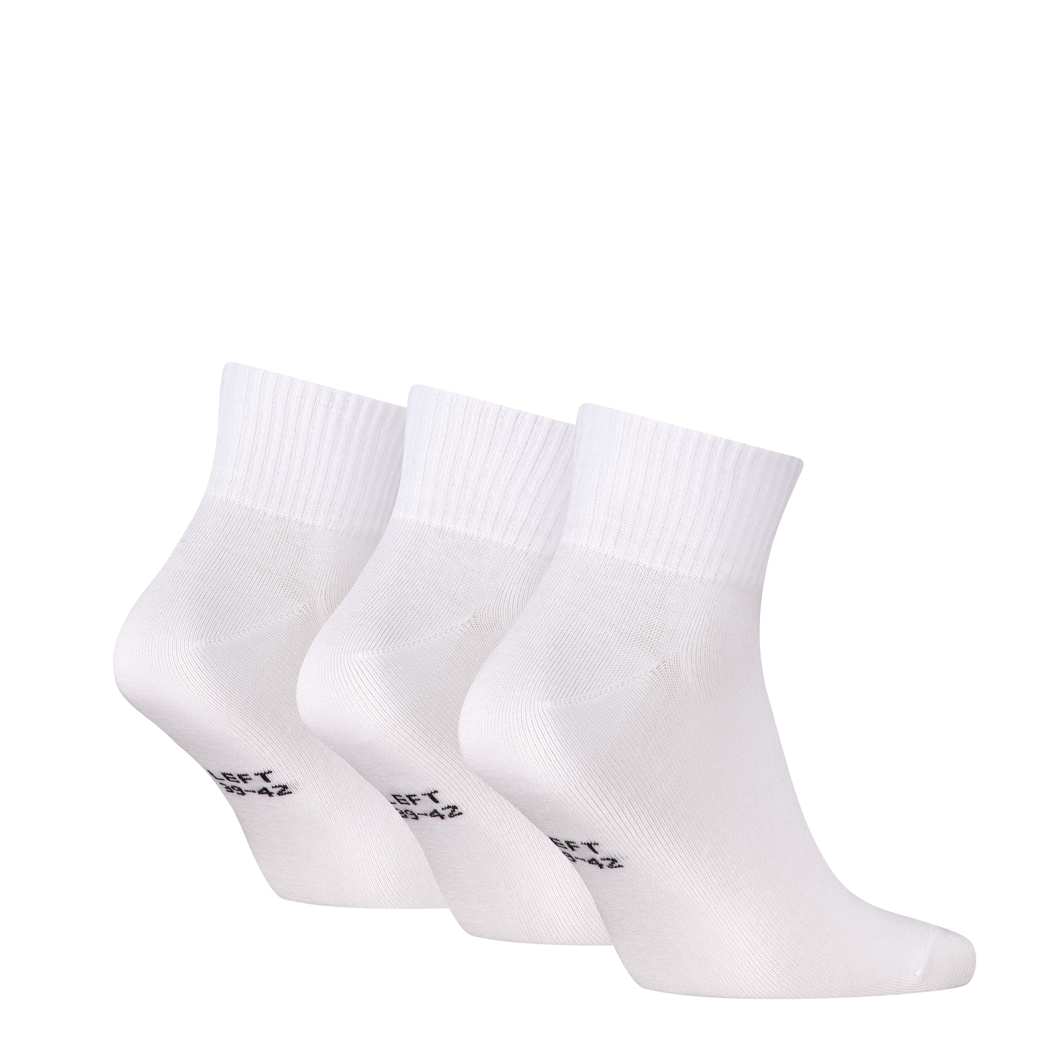 PUMA Kurzsocken PUMA UNISEX LOGO QUARTER (3-Paar)
