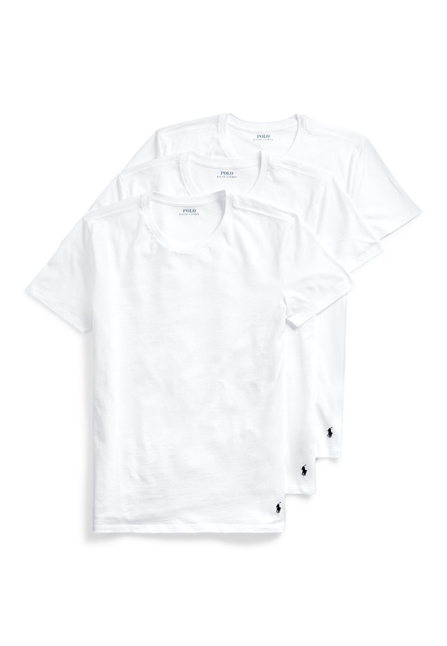 Polo Ralph Lauren Ralph Lauren T-Shirt T-Shirt Basic Kurzarmshirt im Dreierpack (3-tlg) weiß